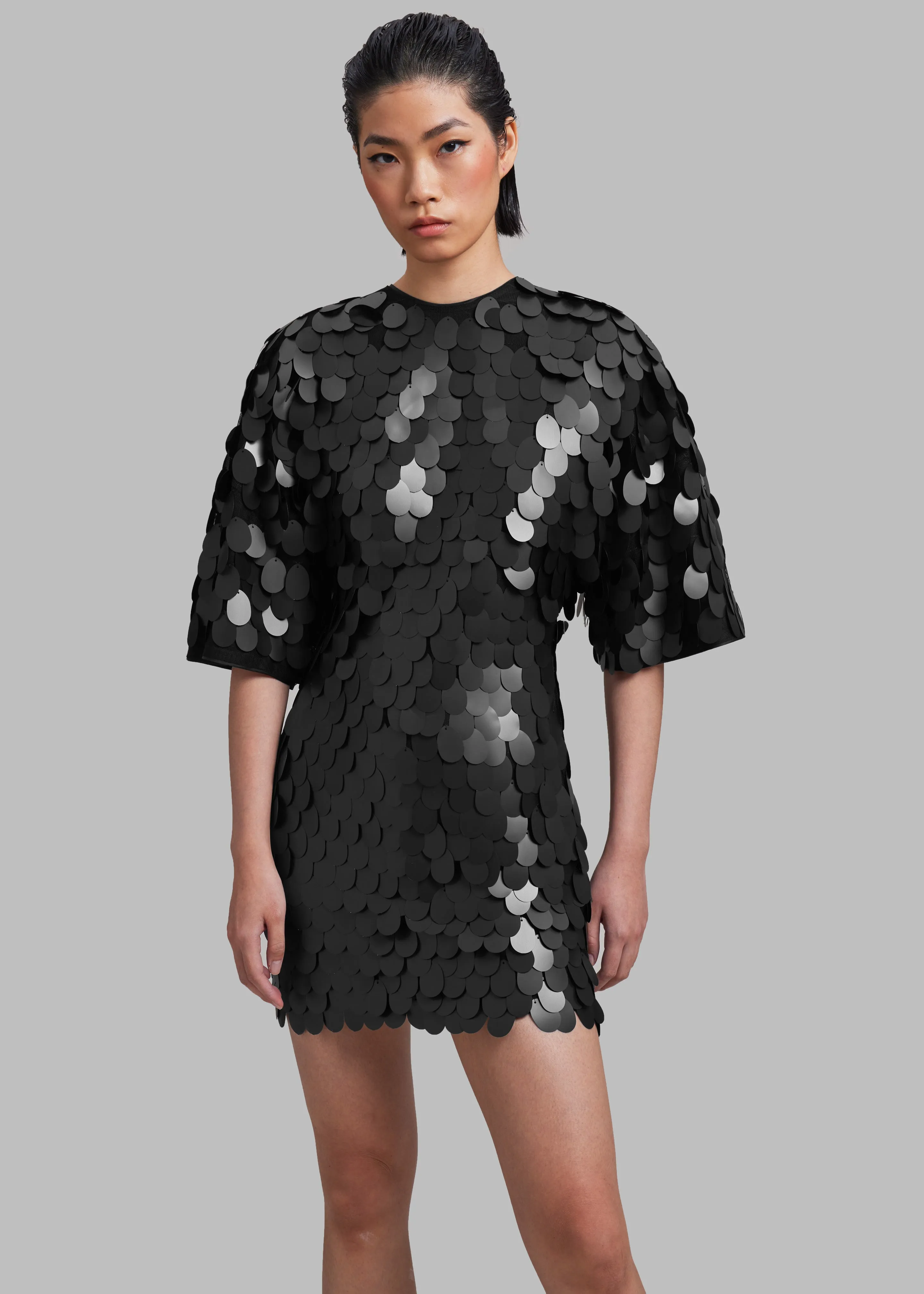 ROTATE Sequins Mini Dress - Black sold by Frankie Shop product image thumbnail 5