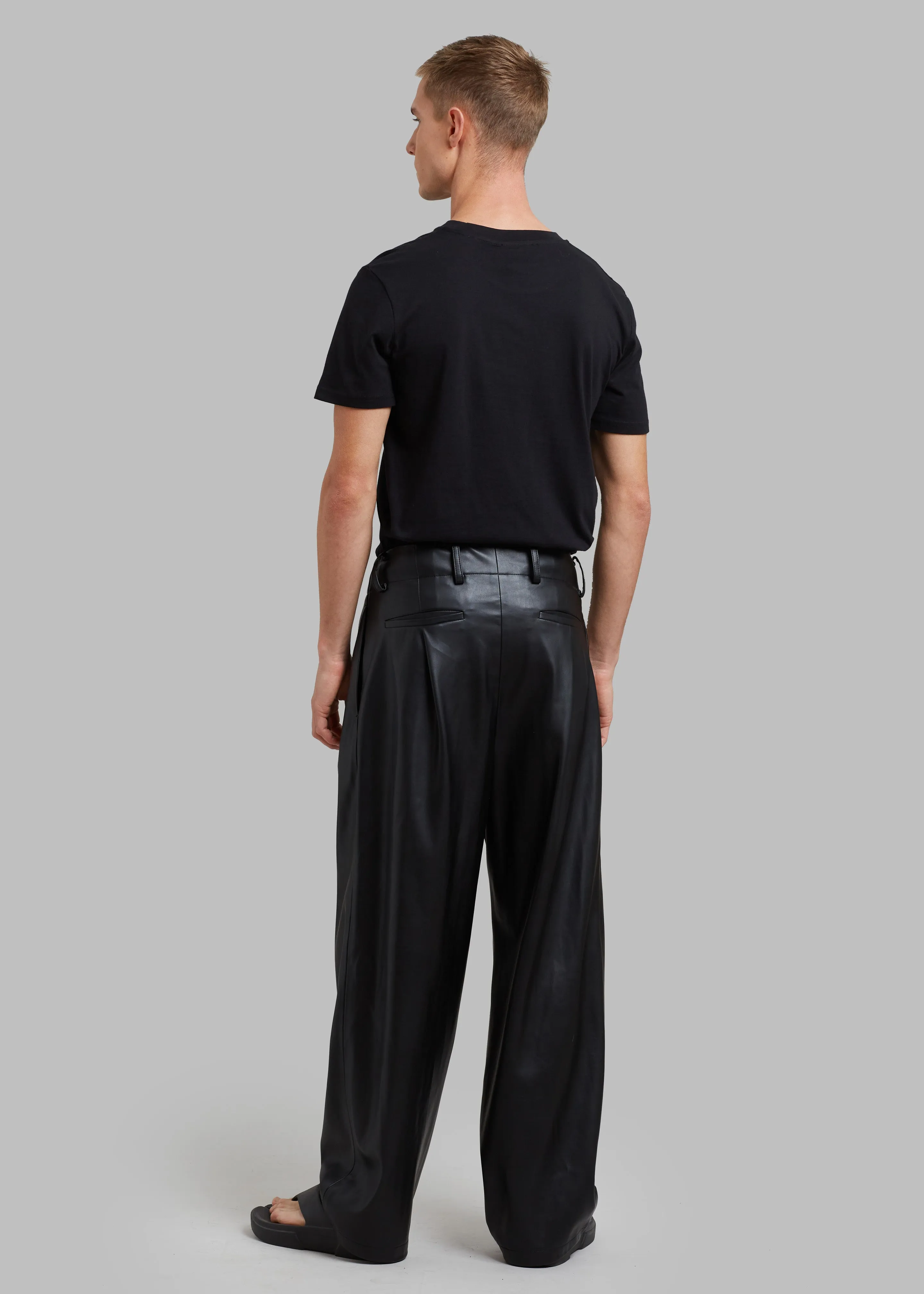 Baker Faux Leather Pants - Black sold by Frankie Shop product image thumbnail 5