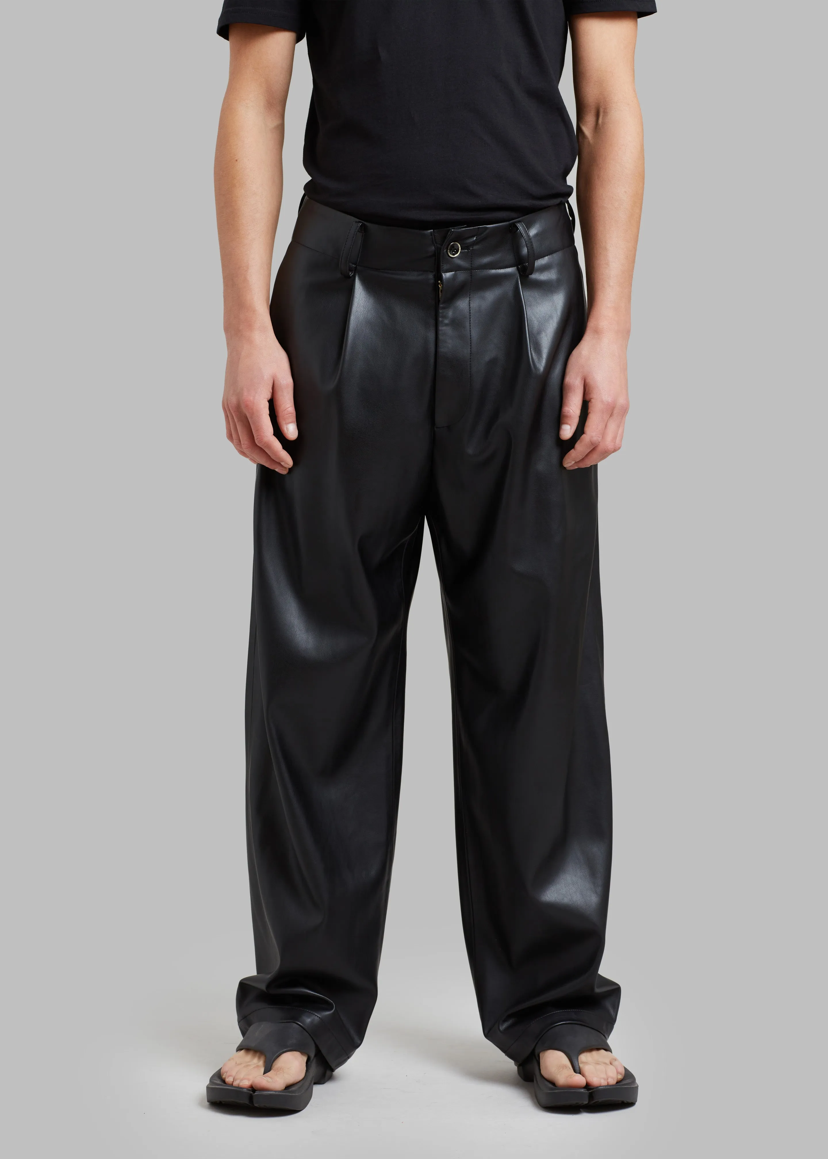 Baker Faux Leather Pants - Black sold by Frankie Shop product image thumbnail 2