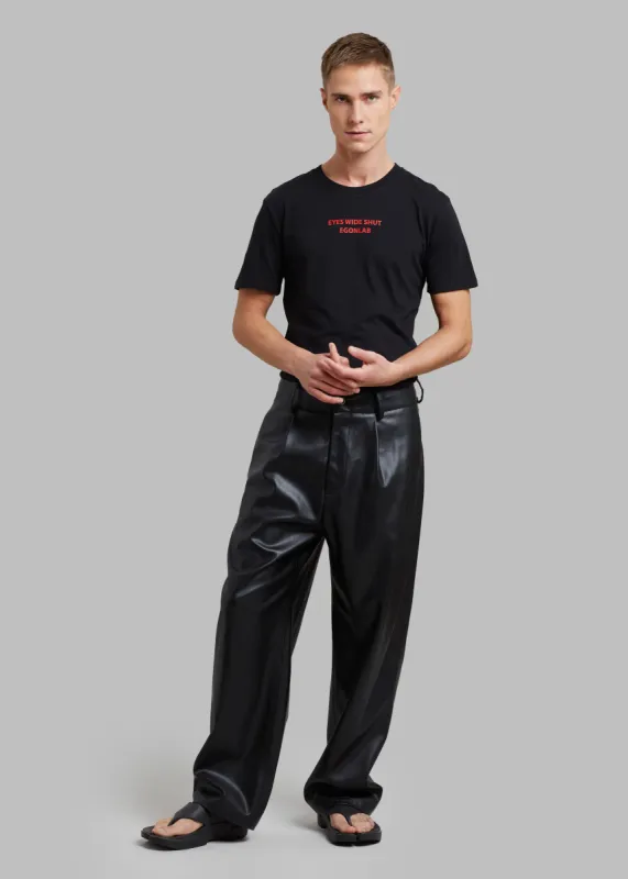 Baker Faux Leather Pants - Black sold by Frankie Shop