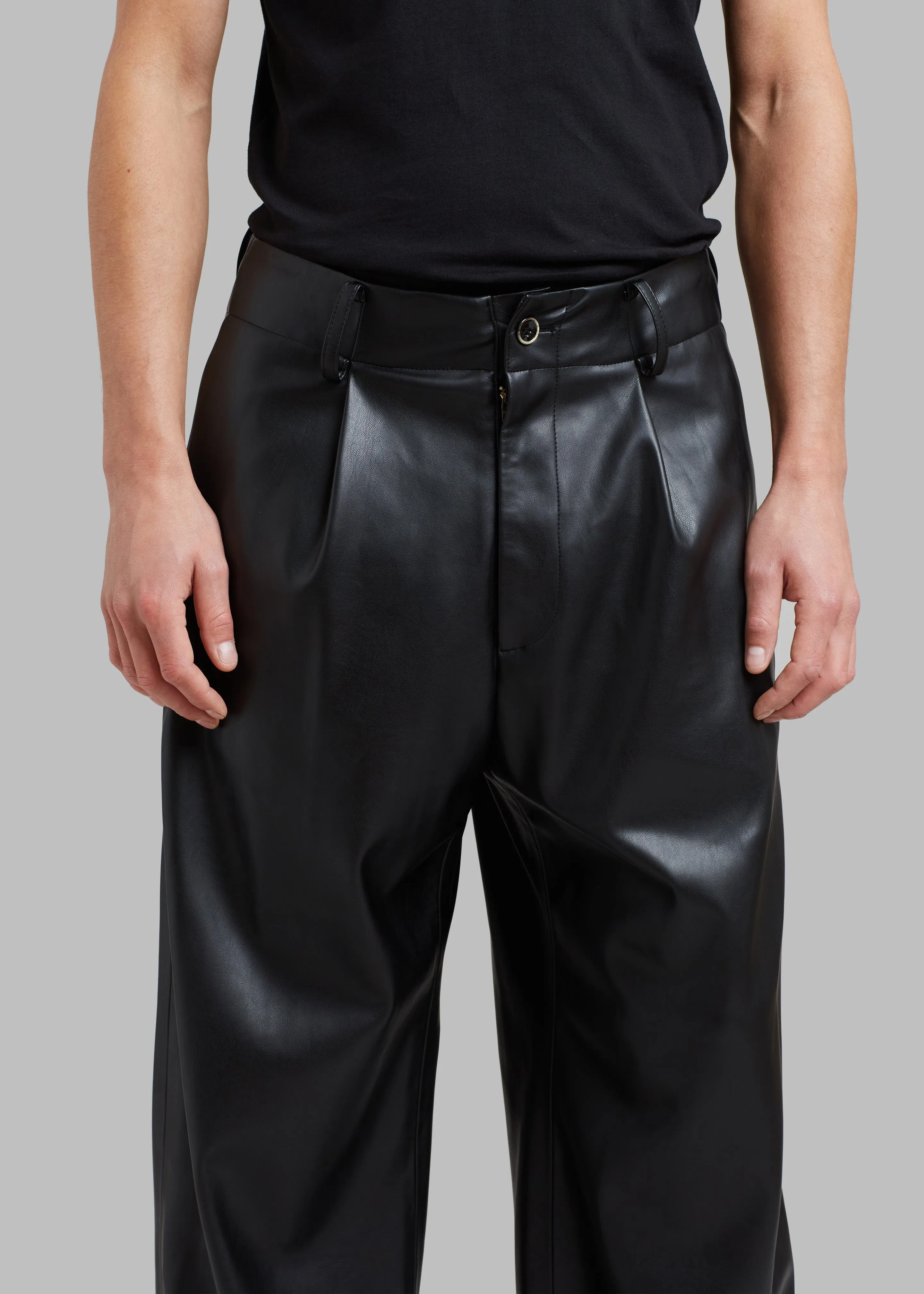 Baker Faux Leather Pants - Black sold by Frankie Shop product image thumbnail 3