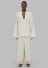 By Malene Birger Lomaria Blouse - Undyed sold by Frankie Shop