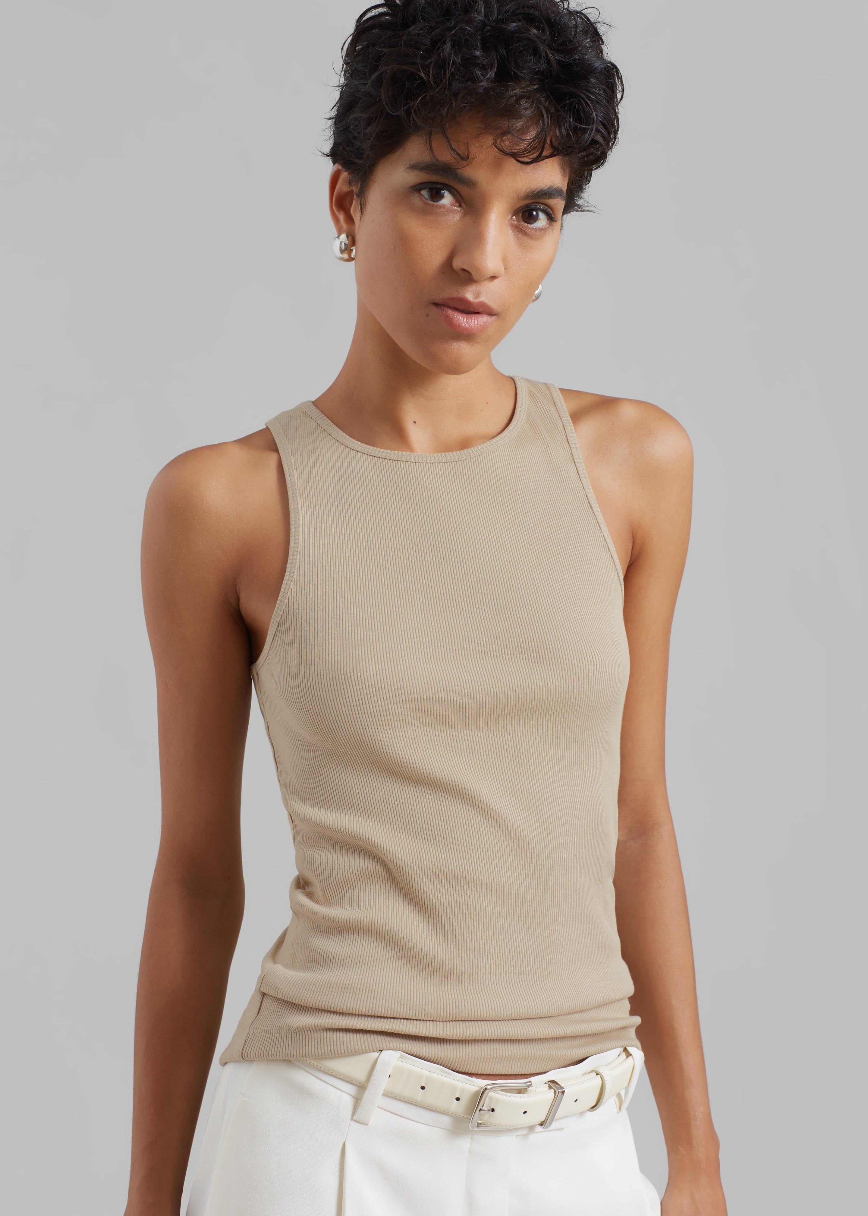 By Malene Birger Amani Tank Top - Tehina sold by Frankie Shop product image thumbnail 5