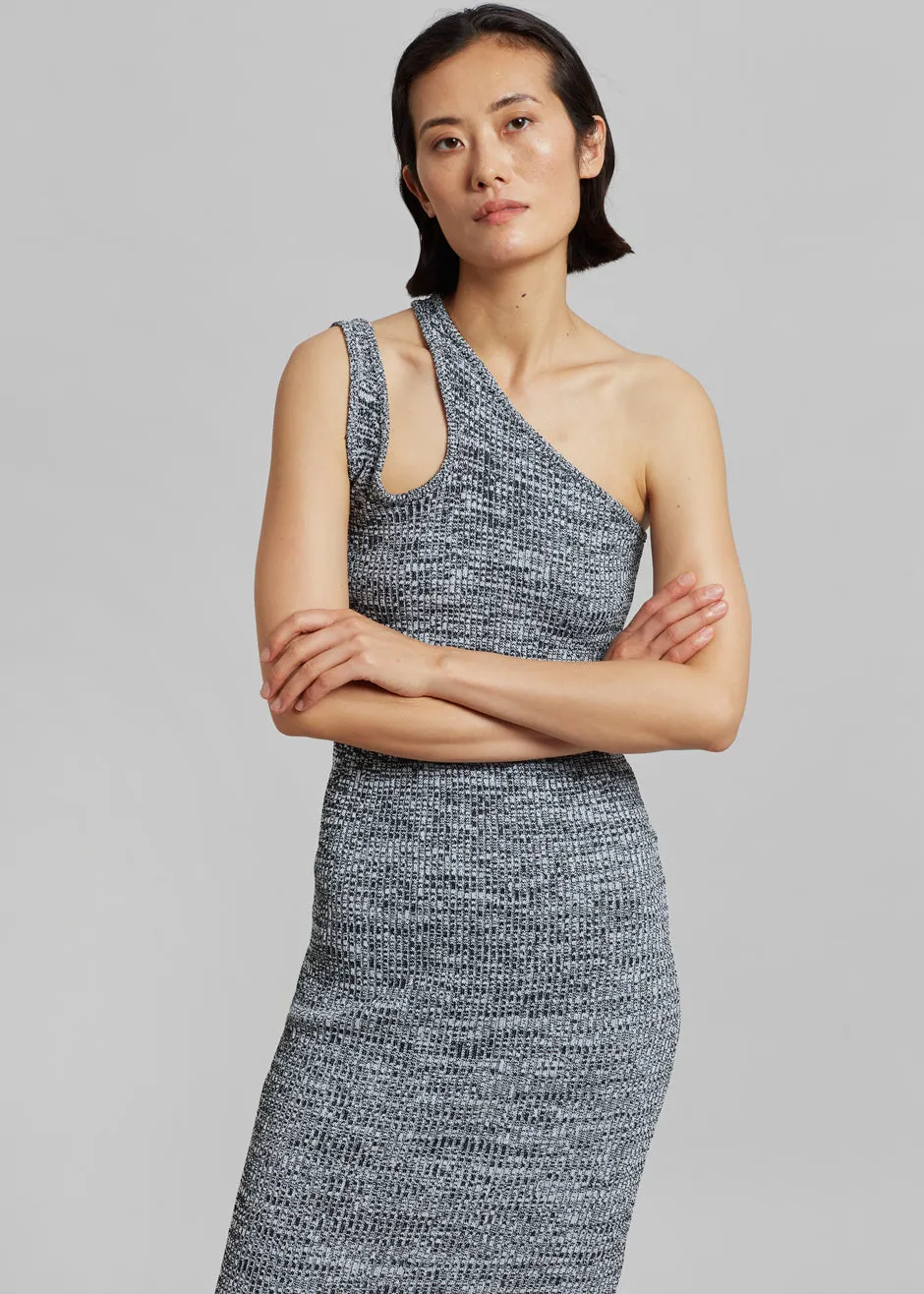 REMAIN Mila Knit Dress - Black Comb sold by Frankie Shop product image thumbnail 4