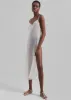 Madeline Sheer Midi Dress - Off White sold by Frankie Shop
