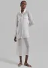Madeline Sheer Midi Dress - Off White sold by Frankie Shop