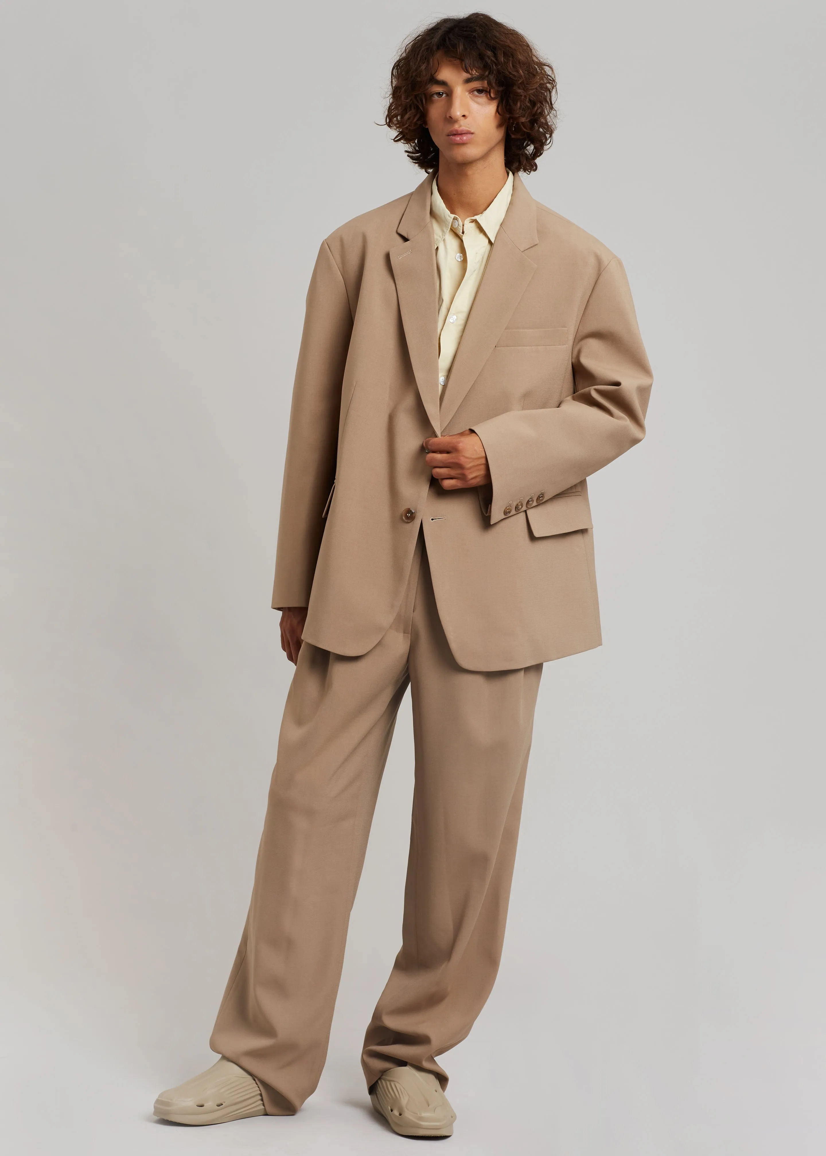 Beo Blazer - Latte sold by Frankie Shop product image thumbnail 2