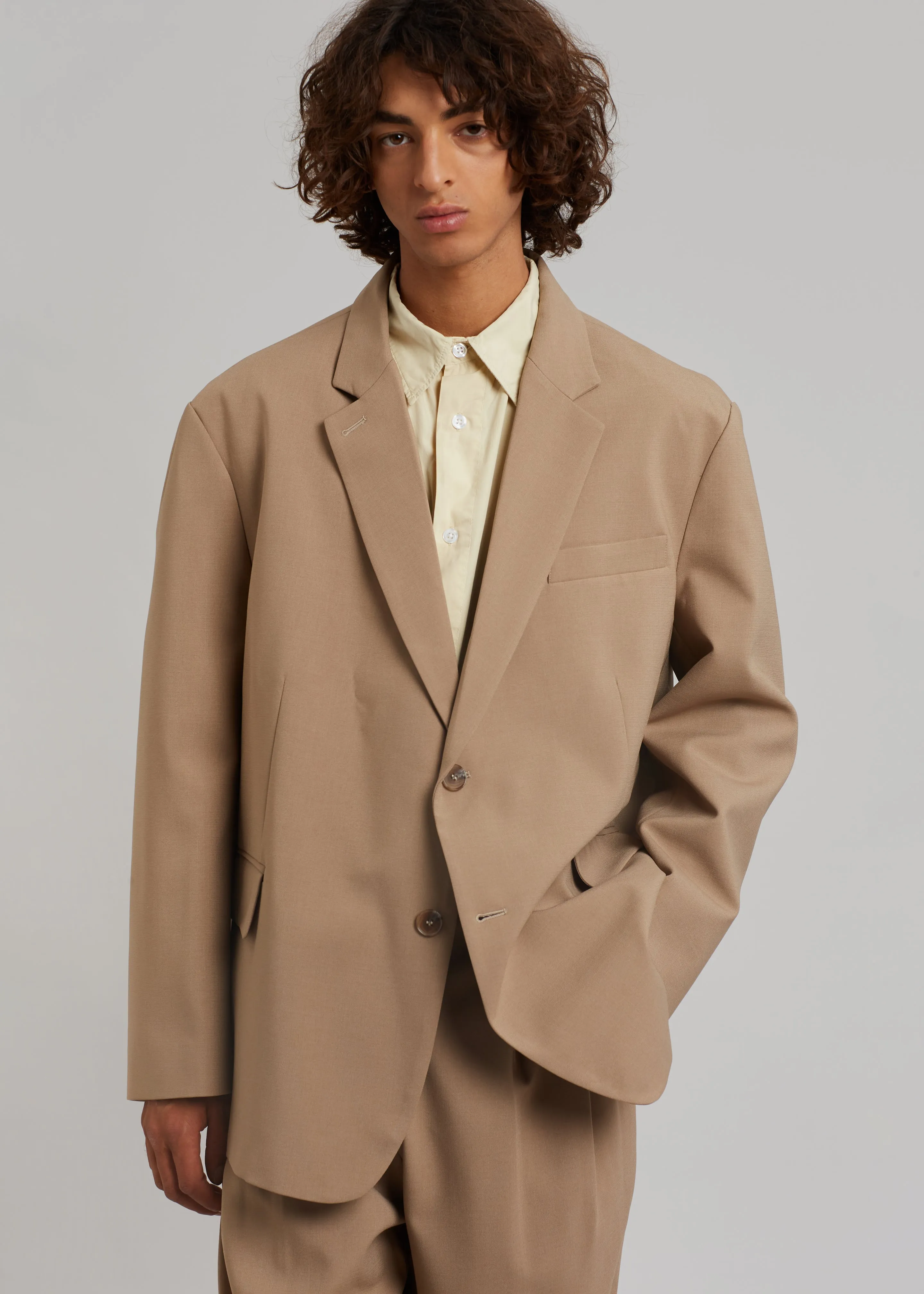 Beo Blazer - Latte sold by Frankie Shop