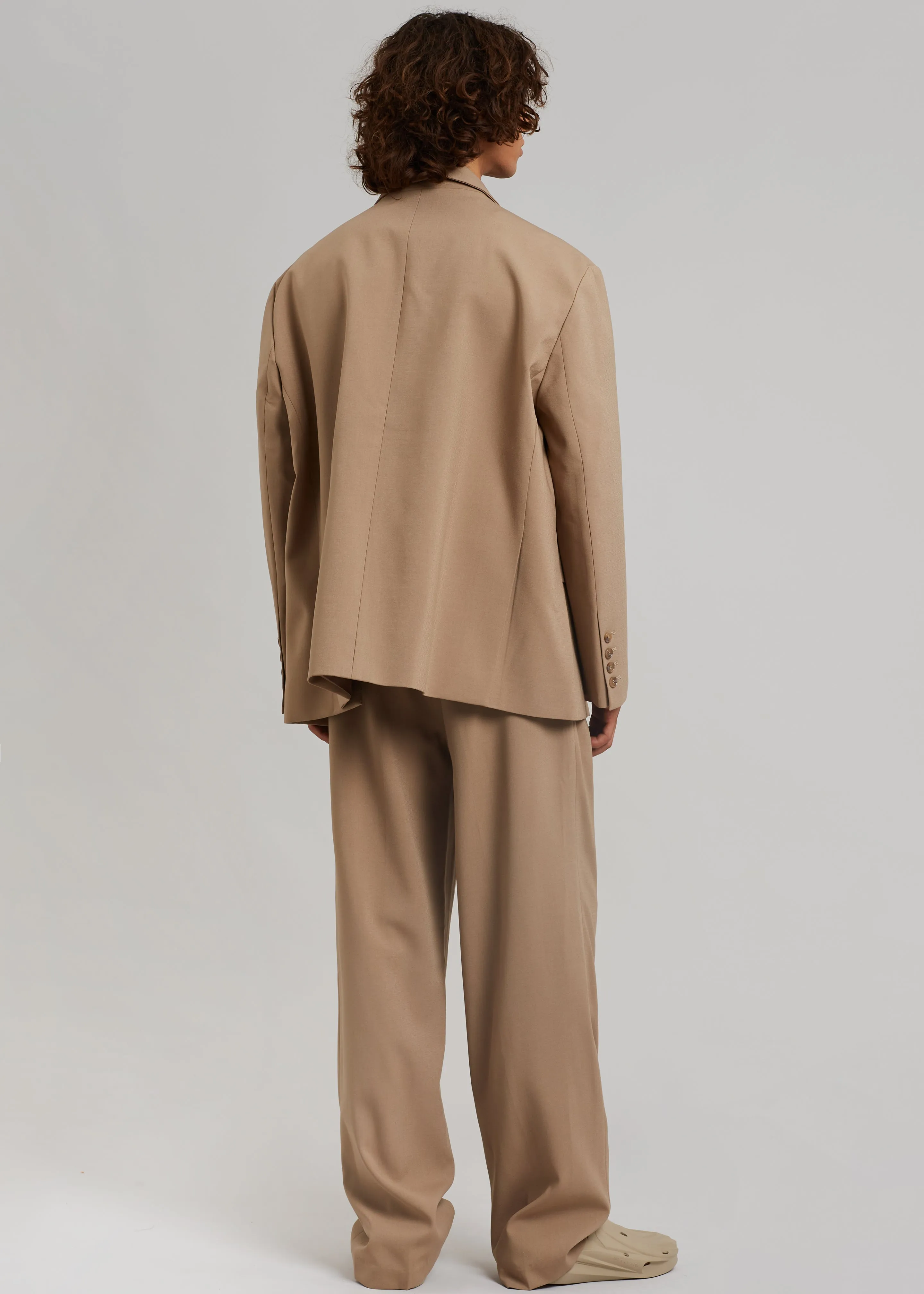 Beo Blazer - Latte sold by Frankie Shop product image thumbnail 5