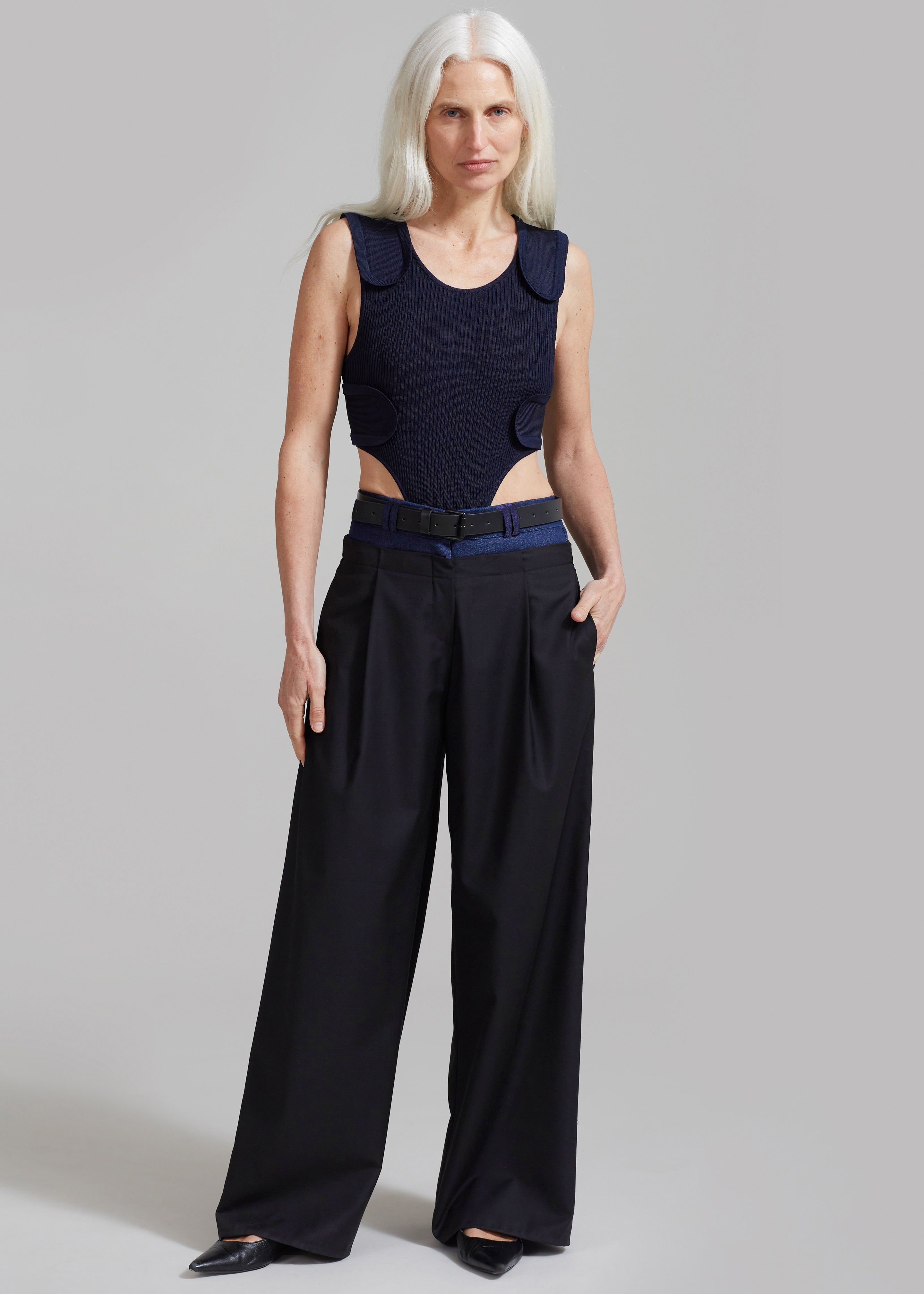 Andie Contrast Pants - Black sold by Frankie Shop product image thumbnail 4
