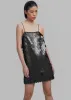 ROTATE Sequins Mini Slip Dress - Black sold by Frankie Shop
