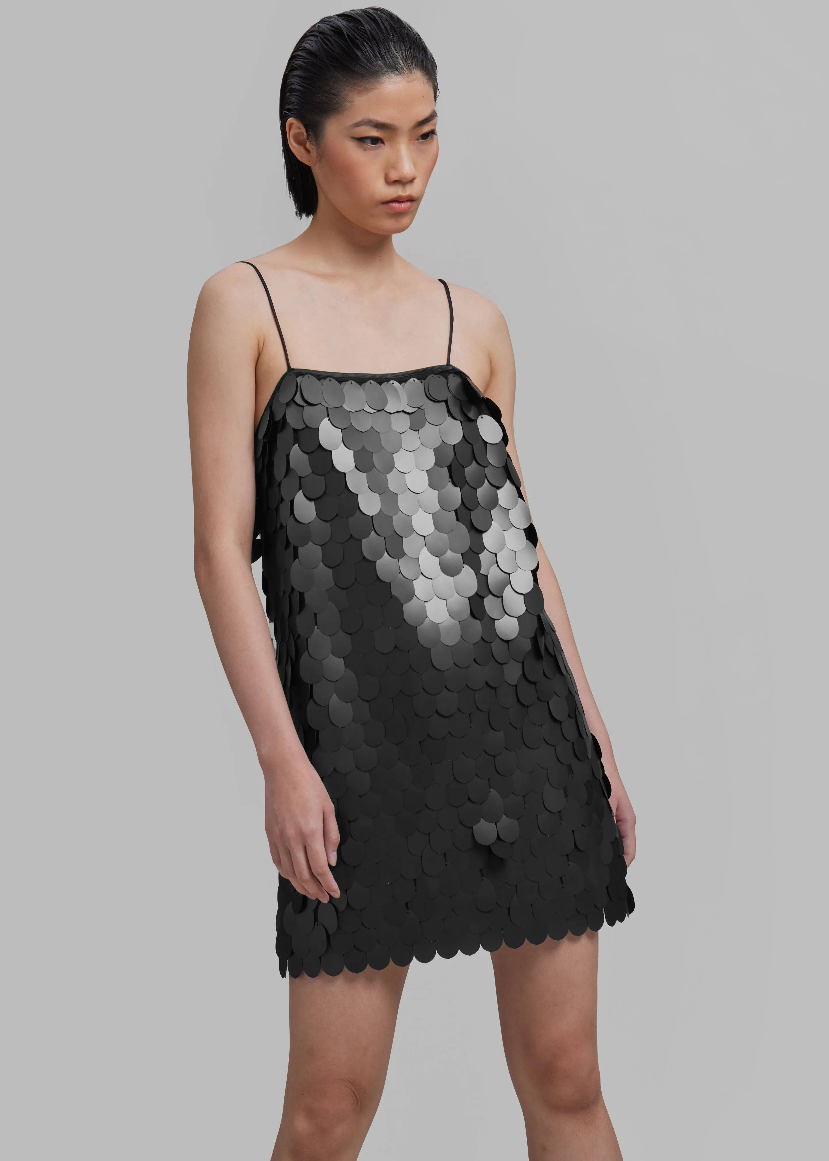 ROTATE Sequins Mini Slip Dress - Black sold by Frankie Shop product image thumbnail 3