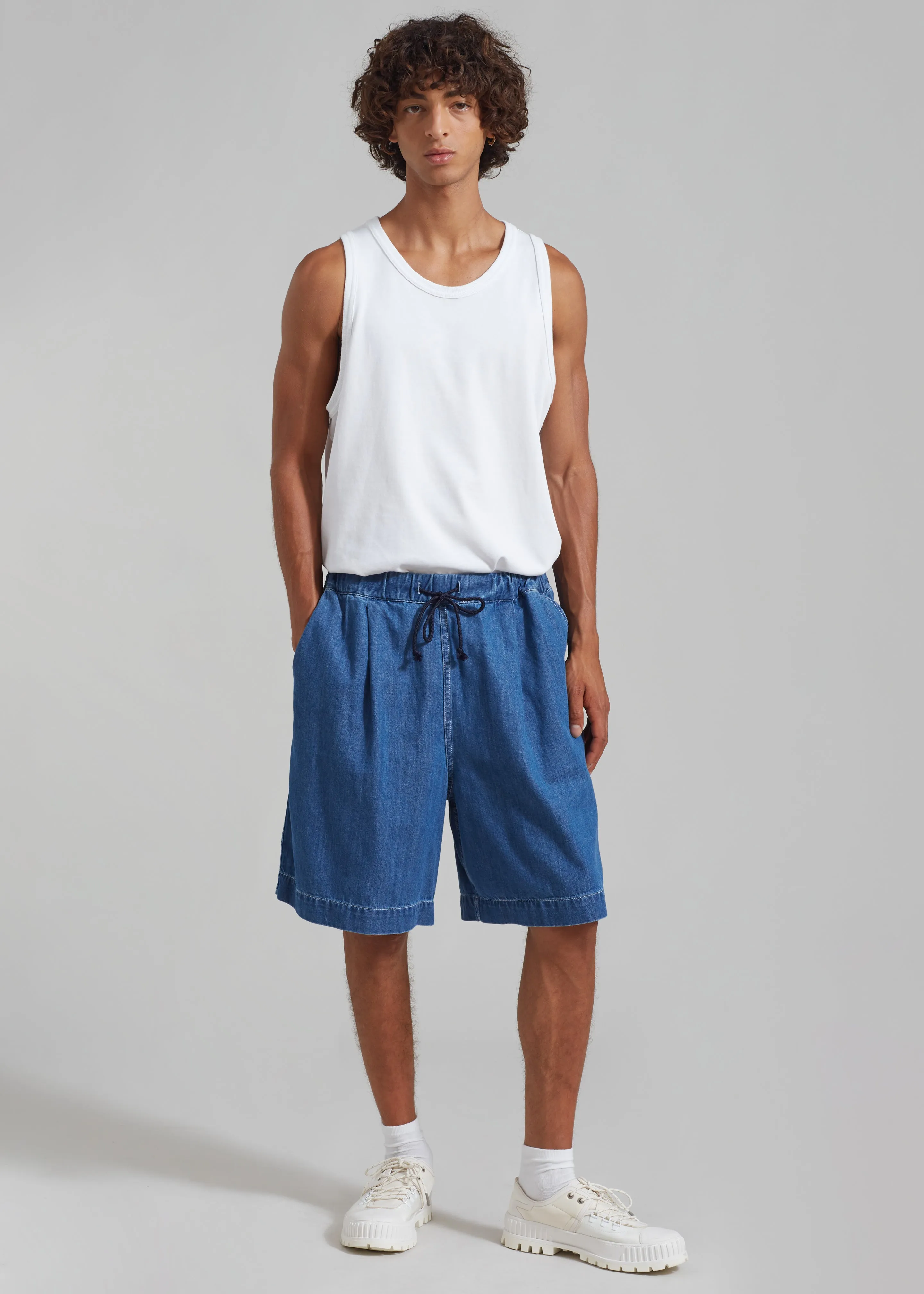 Tanner Denim Shorts - Medium Wash sold by Frankie Shop product image thumbnail 5