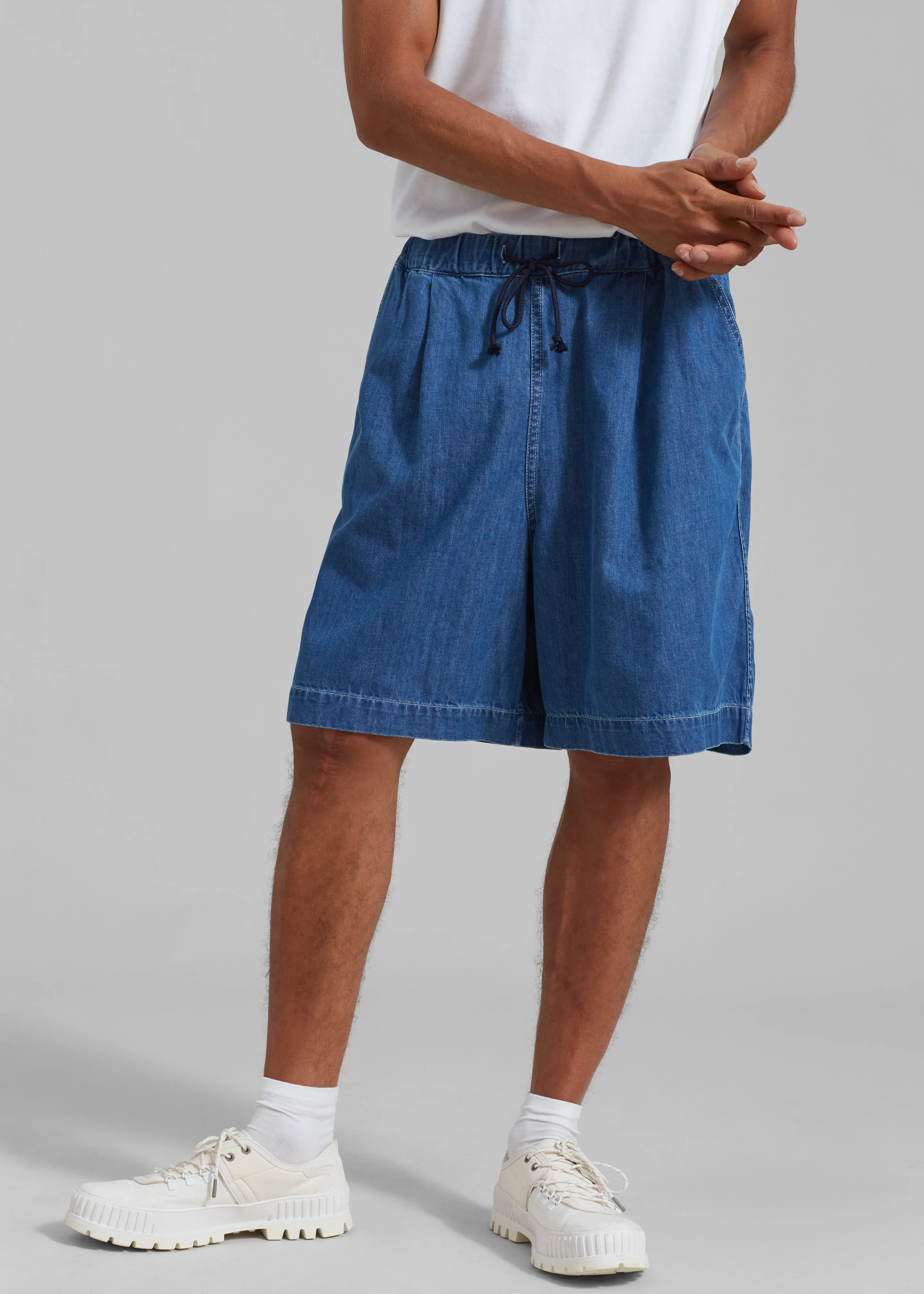 Tanner Denim Shorts - Medium Wash sold by Frankie Shop product image thumbnail 2