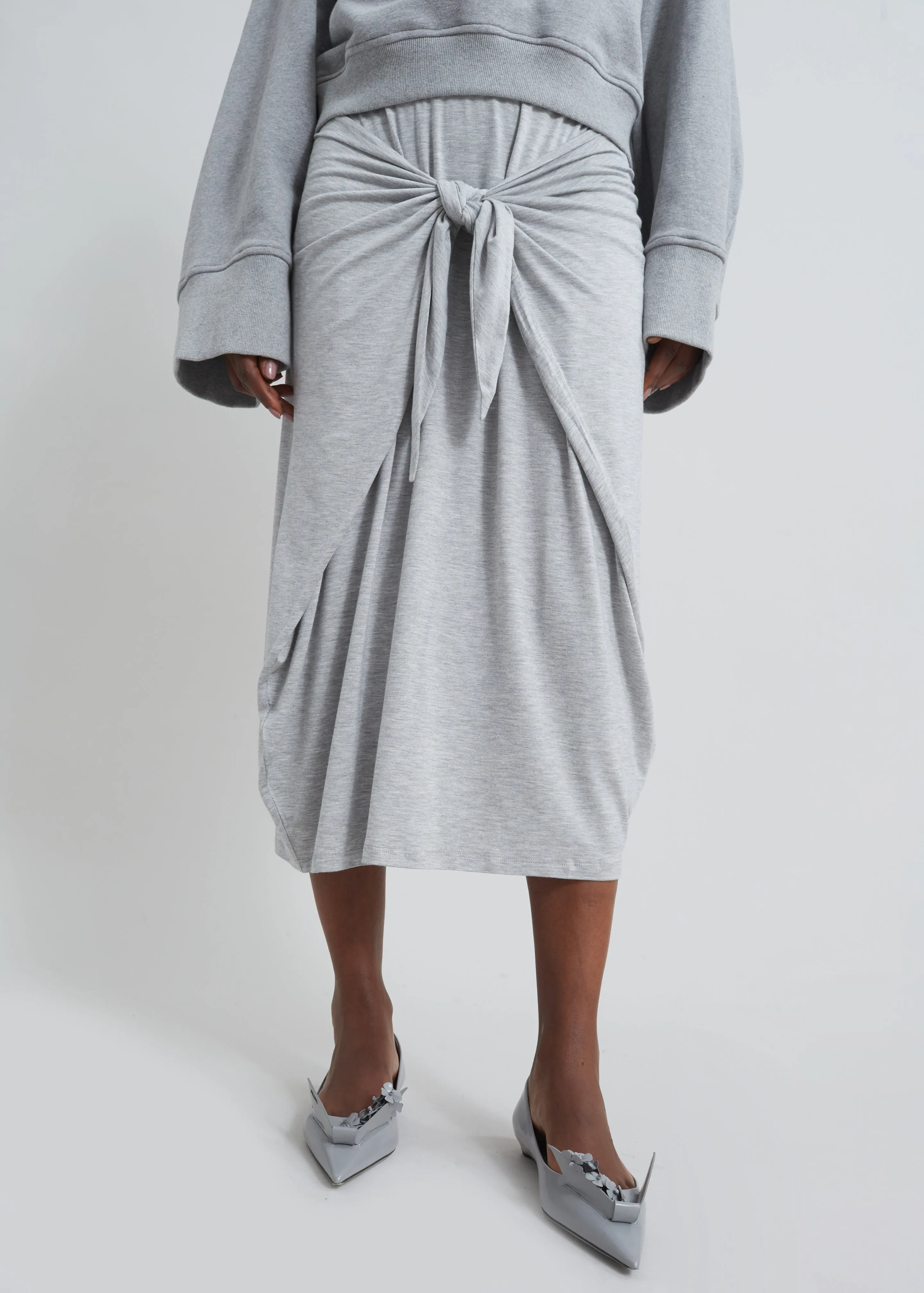 Remain Jersey Wrap Skirt - Glacier Gray sold by Frankie Shop product image thumbnail 5