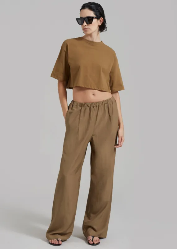 Greer Pants - Khaki made by Frankie Shop