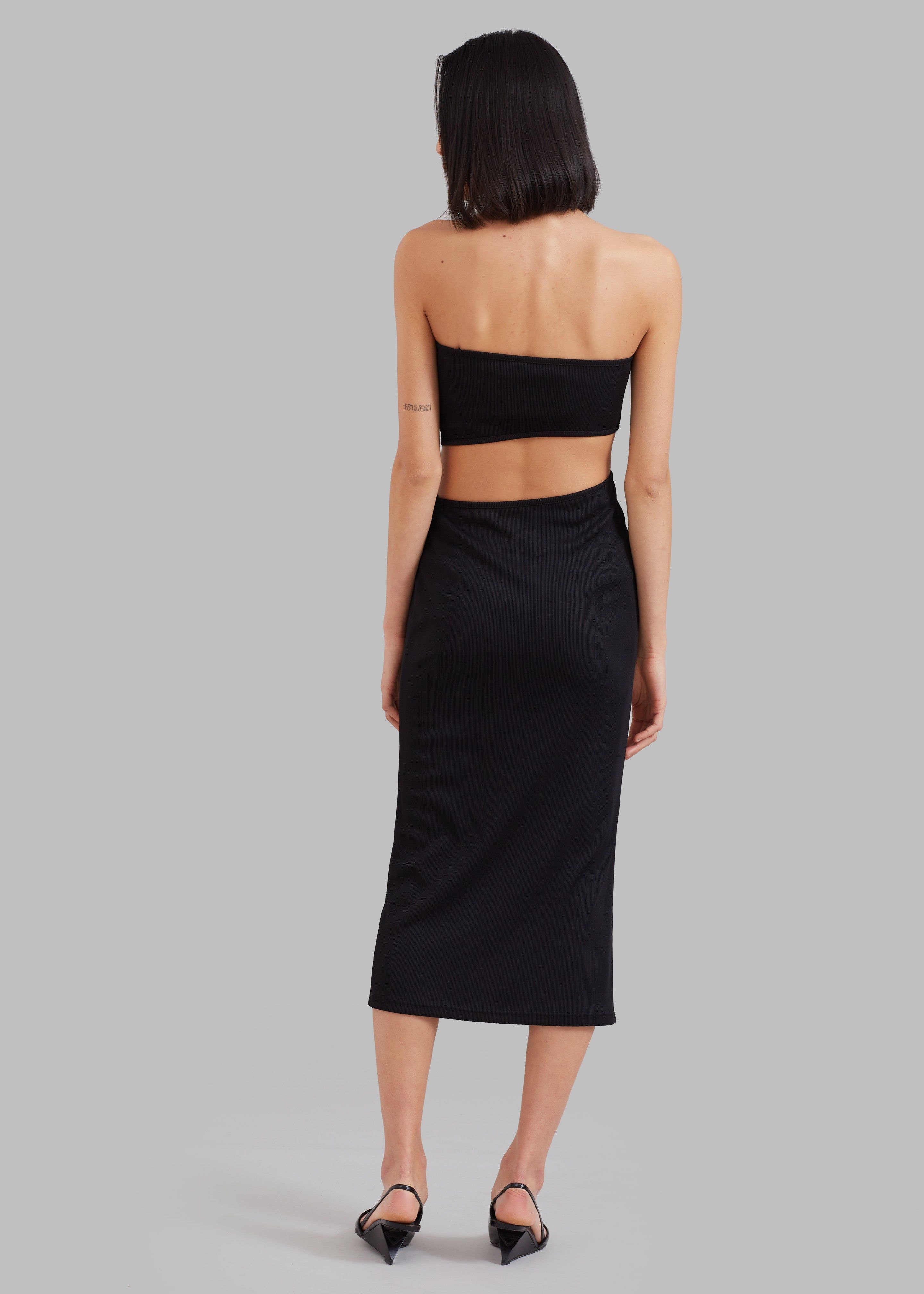 Christopher Esber Distort Strapless Dress - Black sold by Frankie Shop product image thumbnail 6