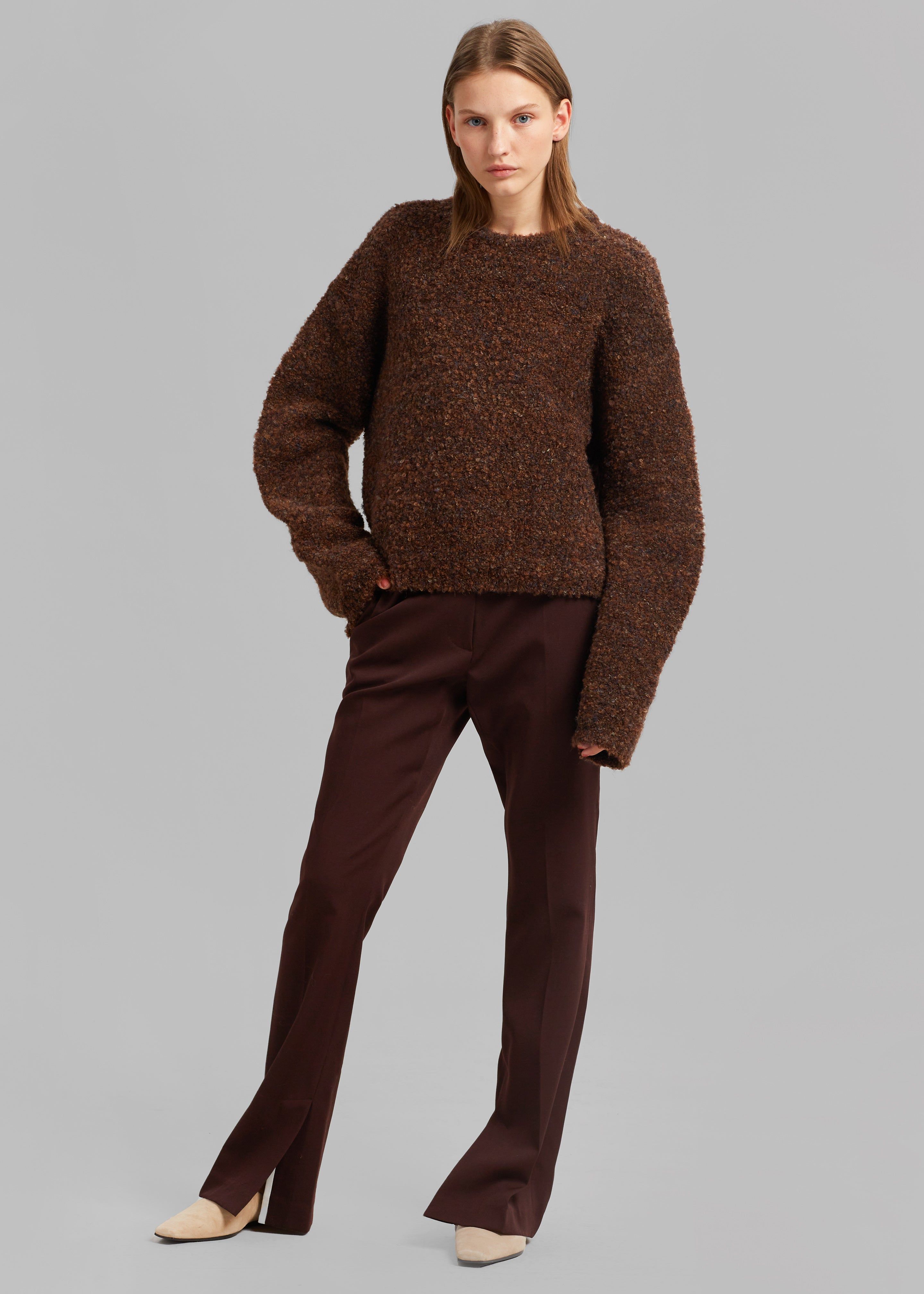 Van Boucle Sweater - Brown sold by Frankie Shop product image thumbnail 5