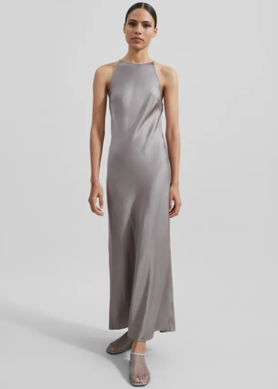 Samsøe Samsøe Sanja Dress - Steeple Gray made by Frankie Shop