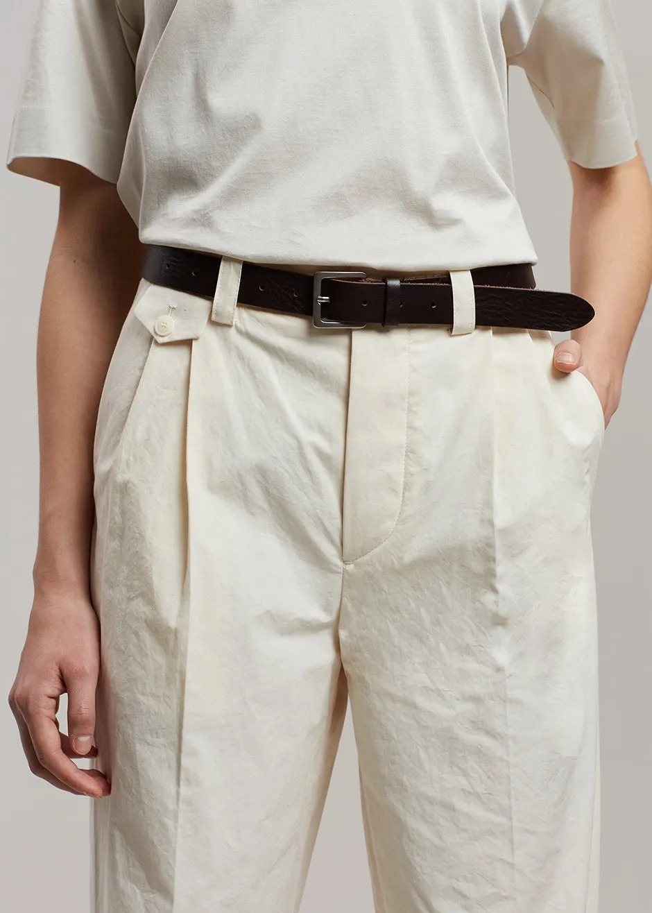 Esse Studios Tailored Cotton Trousers - Ivory sold by Frankie Shop product image thumbnail 3