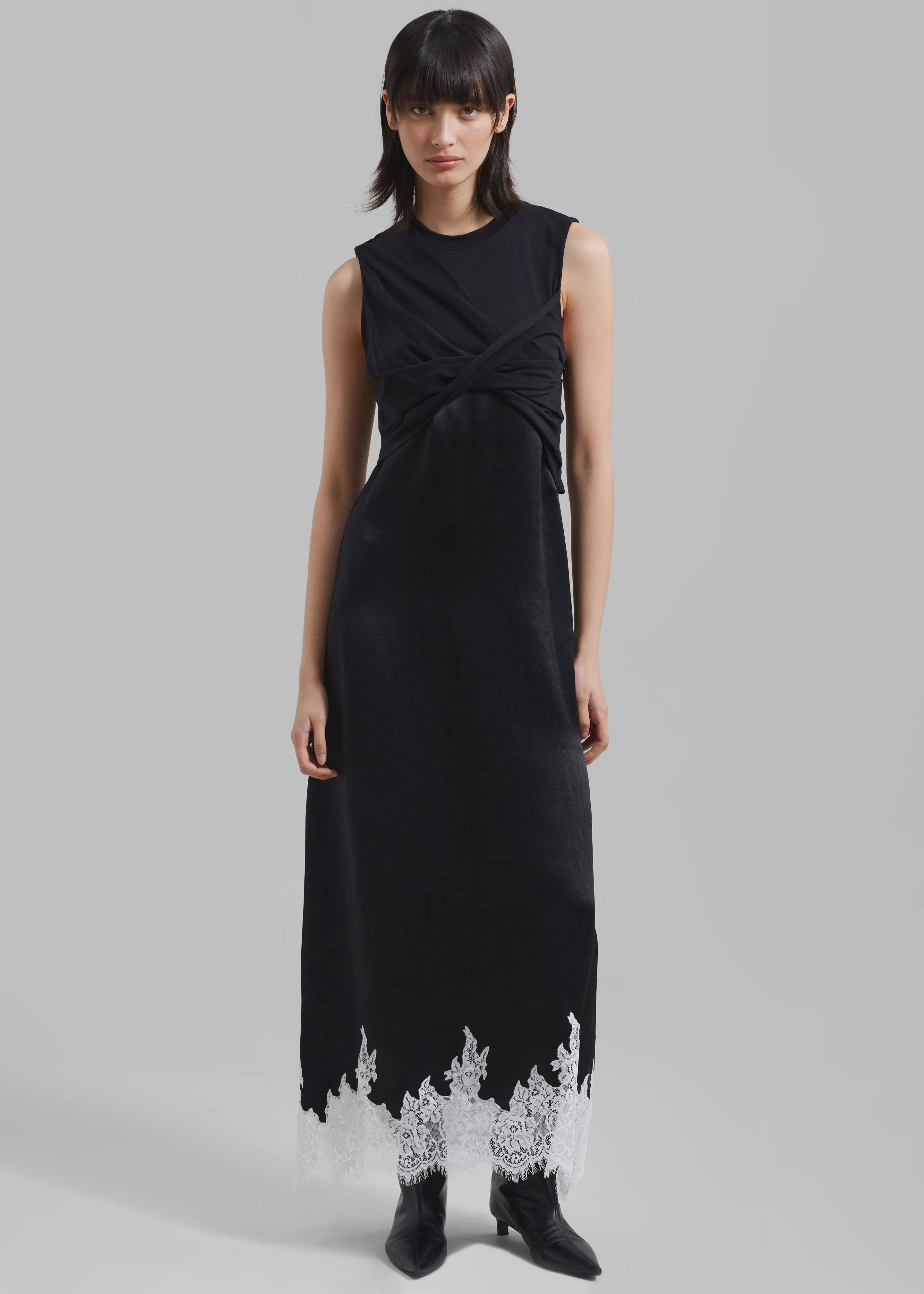 3.1 Phillip Lim Twist Tank Slip Dress - Black sold by Frankie Shop