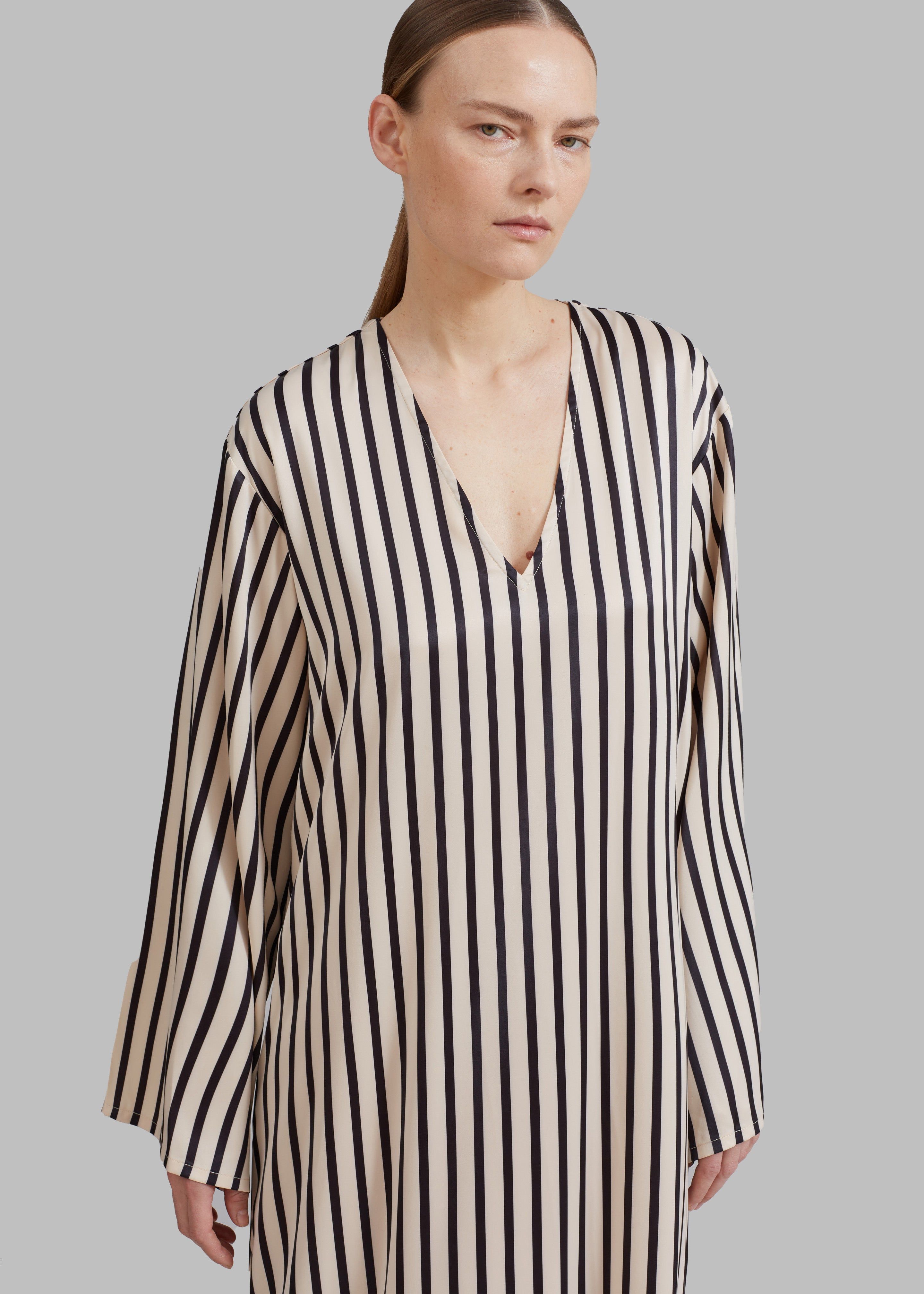 Solaqua The Resort Dress - Ecru with Black Stripes sold by Frankie Shop product image thumbnail 3