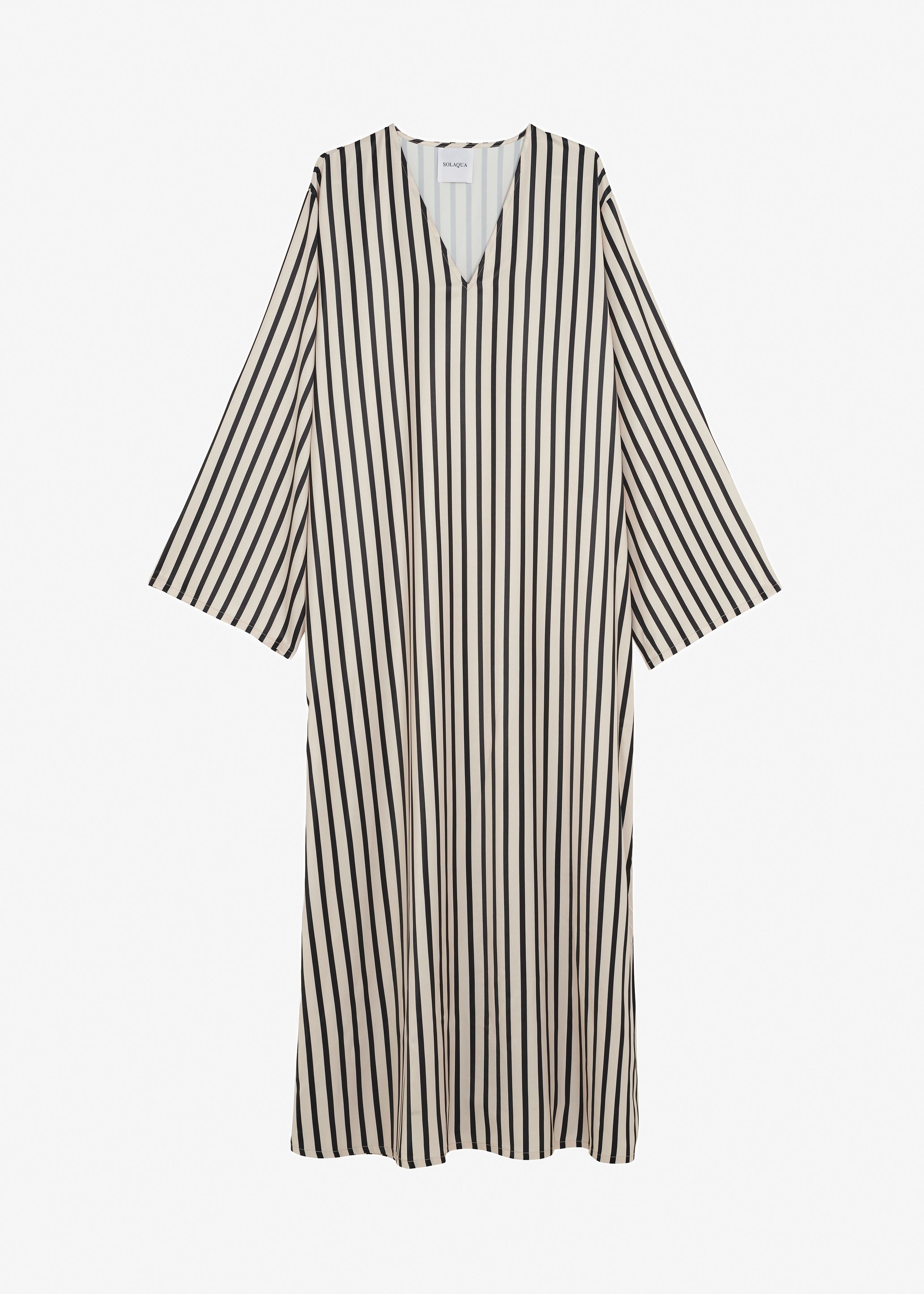 Solaqua The Resort Dress - Ecru with Black Stripes sold by Frankie Shop product image thumbnail 6