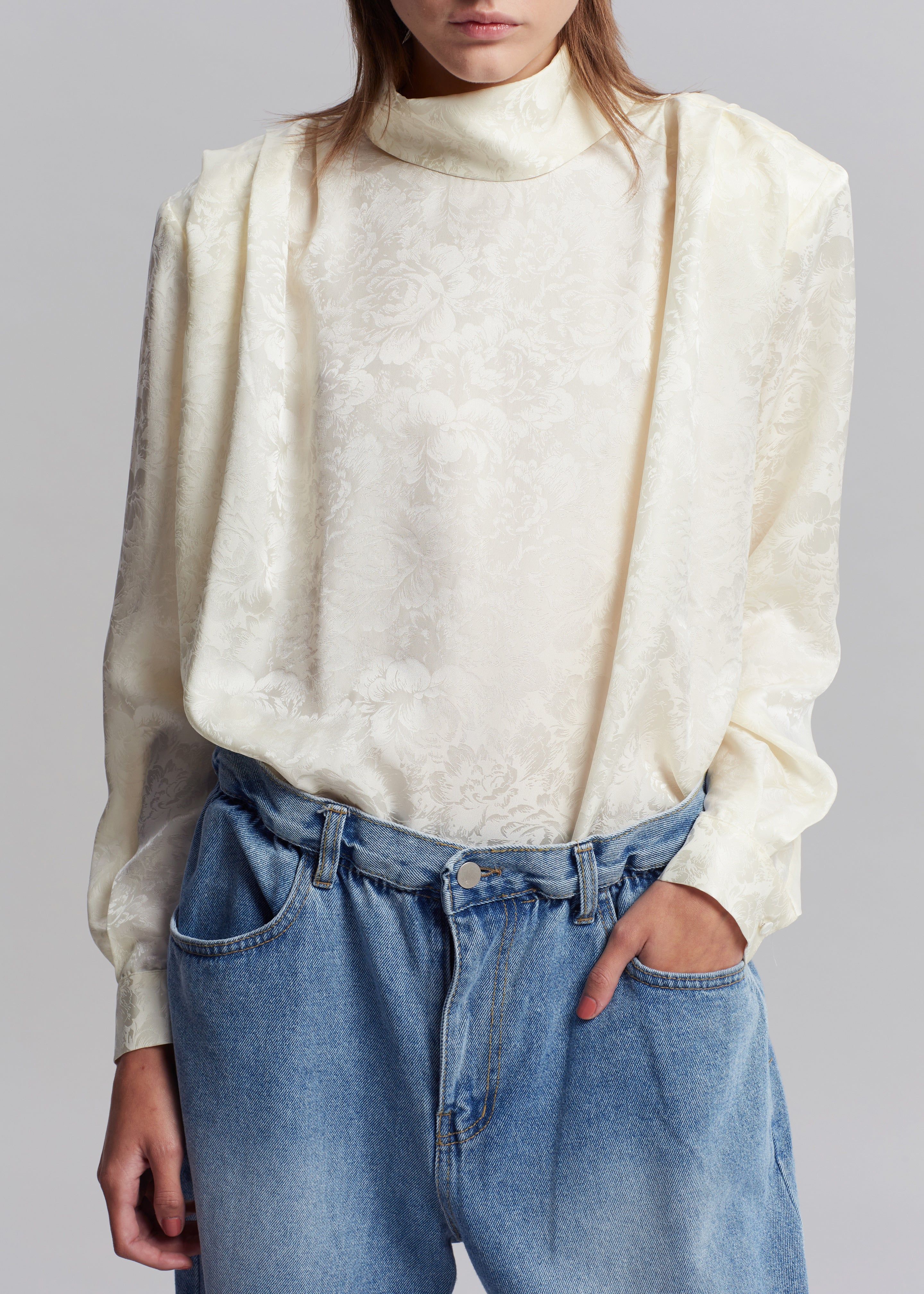The Garment Toulouse Shirt - Cream sold by Frankie Shop product image thumbnail 4