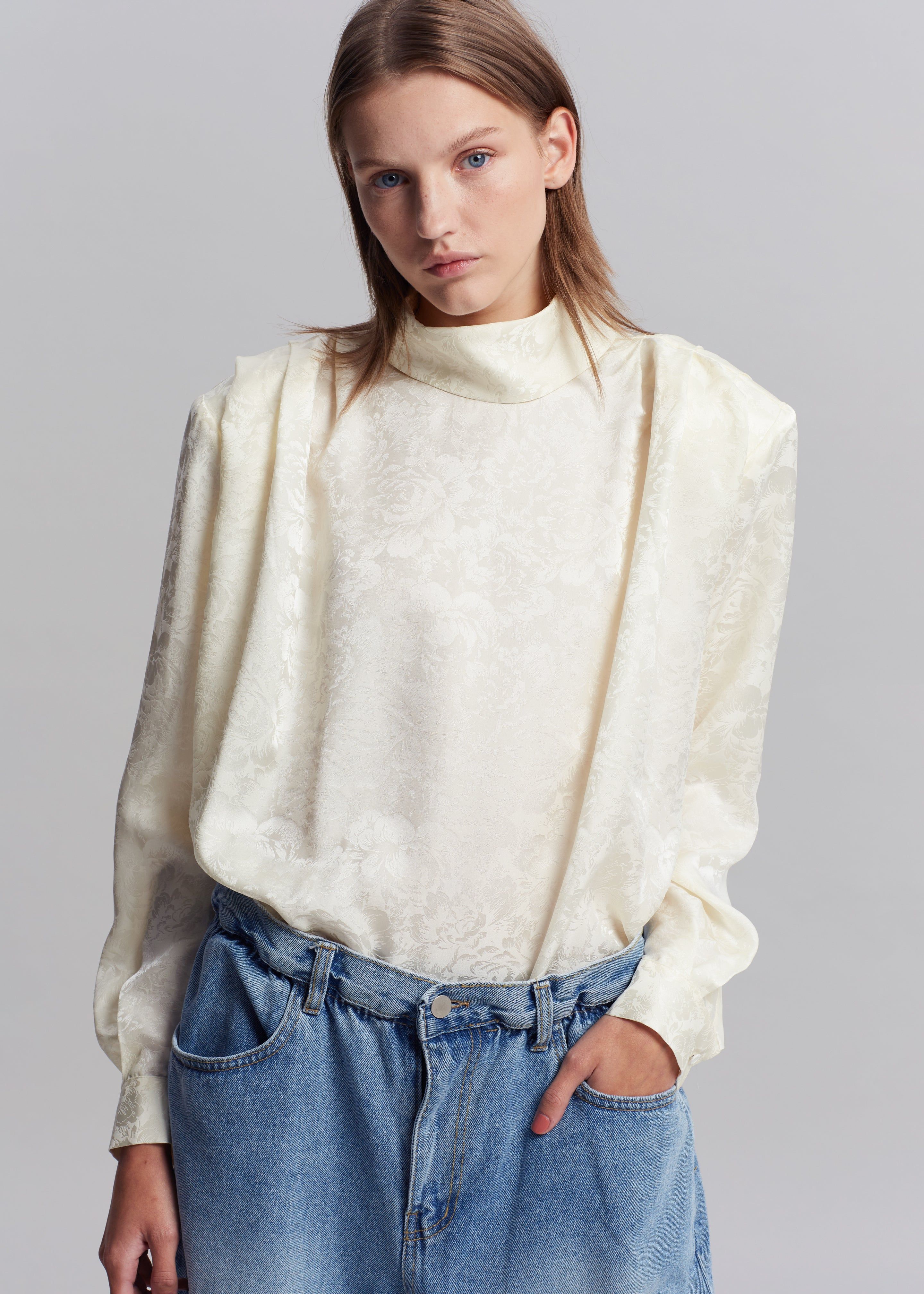 The Garment Toulouse Shirt - Cream sold by Frankie Shop product image thumbnail 3