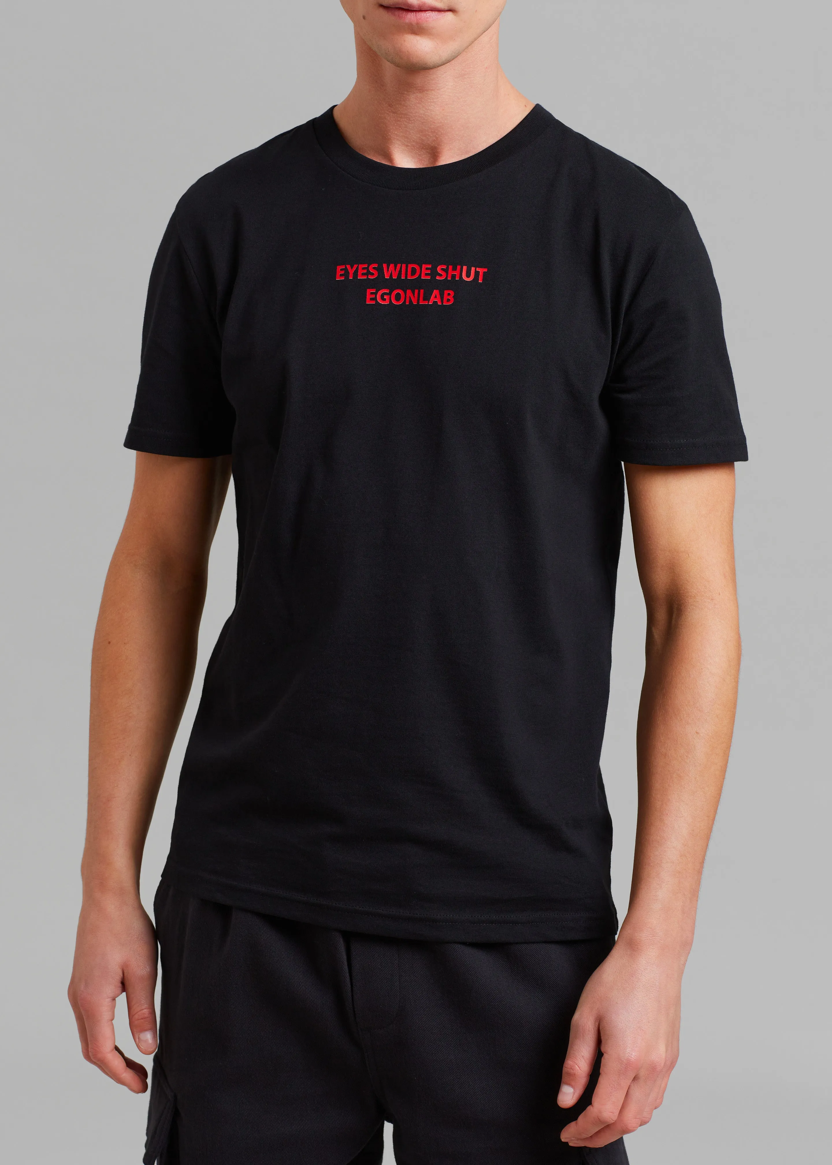 EGONLab Eyes Wide Shut T-Shirt - Black sold by Frankie Shop product image thumbnail 3