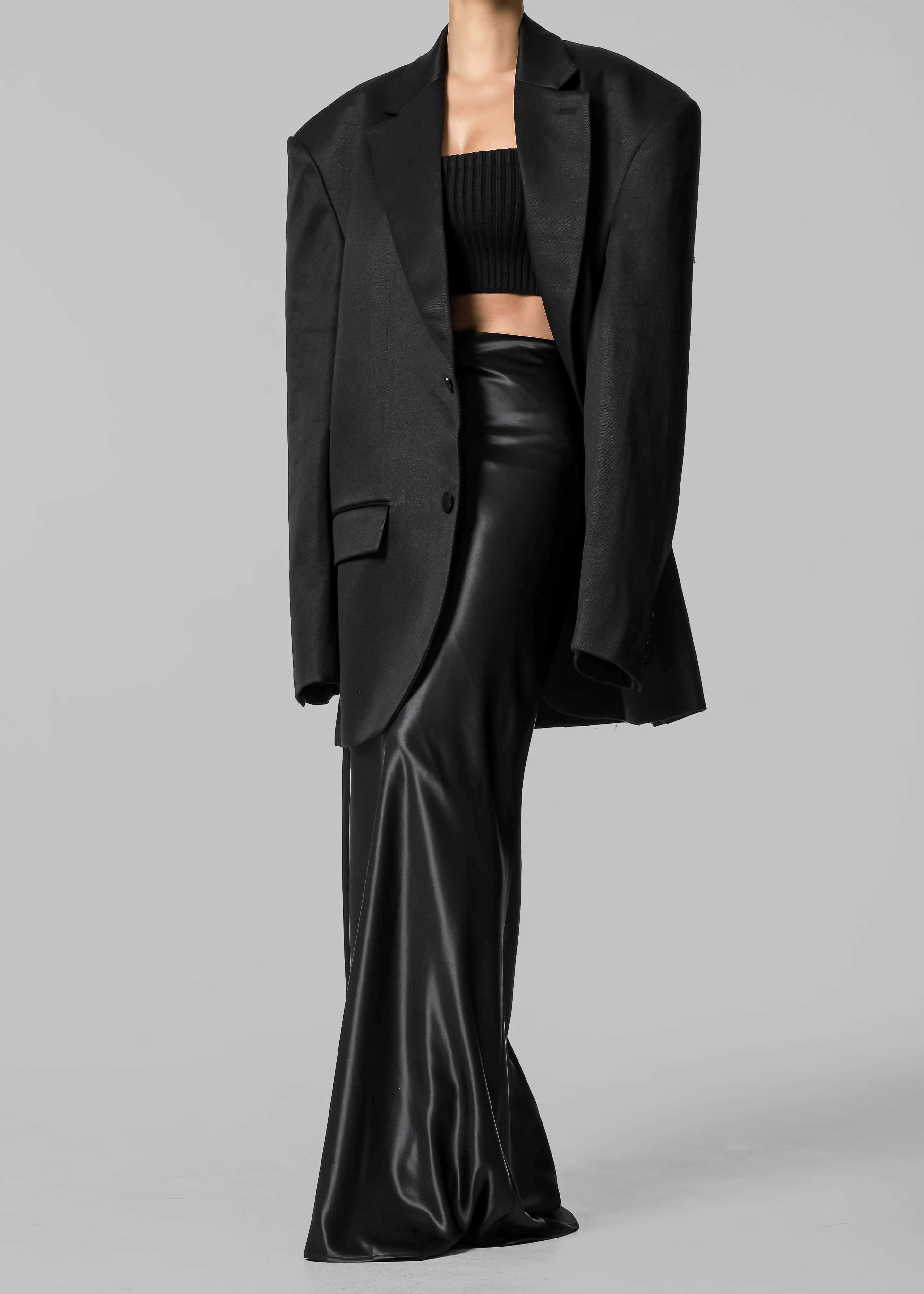 Renesmee Satin Skirt - Black sold by Frankie Shop product image thumbnail 2