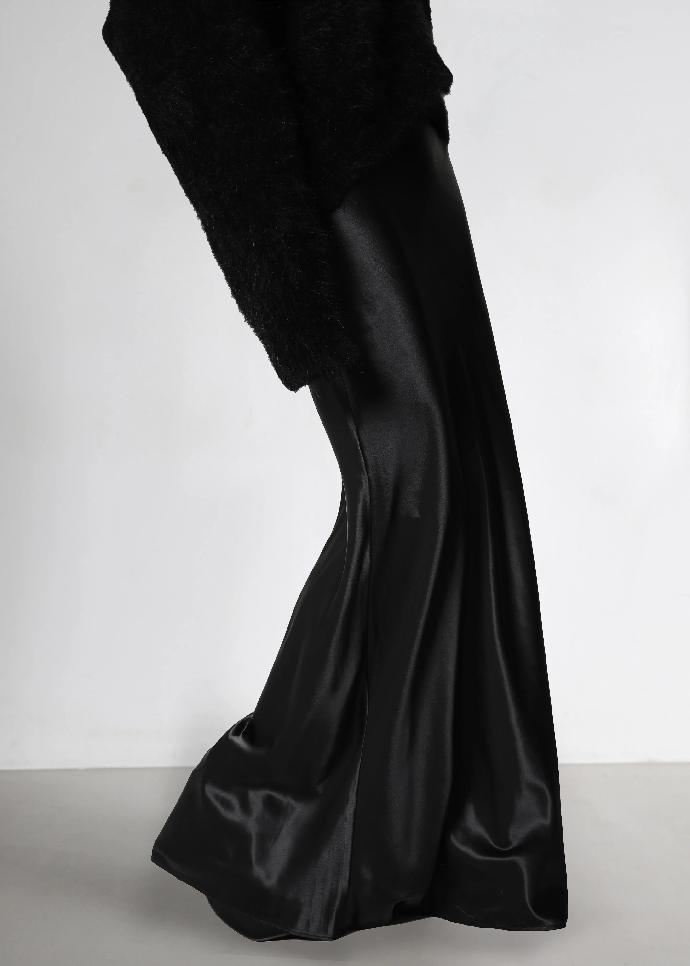 Renesmee Satin Skirt - Black sold by Frankie Shop product image thumbnail 5