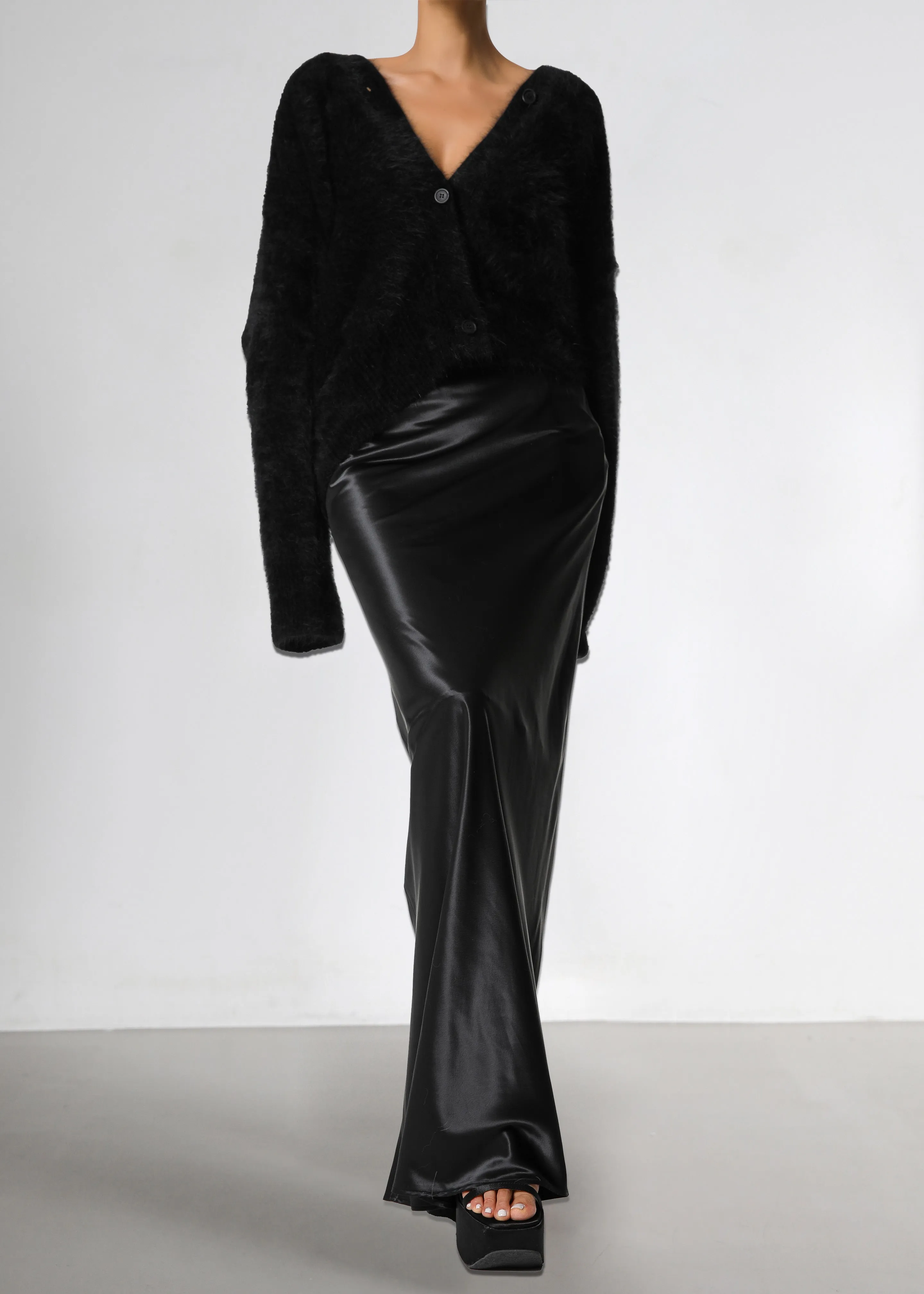 Renesmee Satin Skirt - Black sold by Frankie Shop product image thumbnail 3