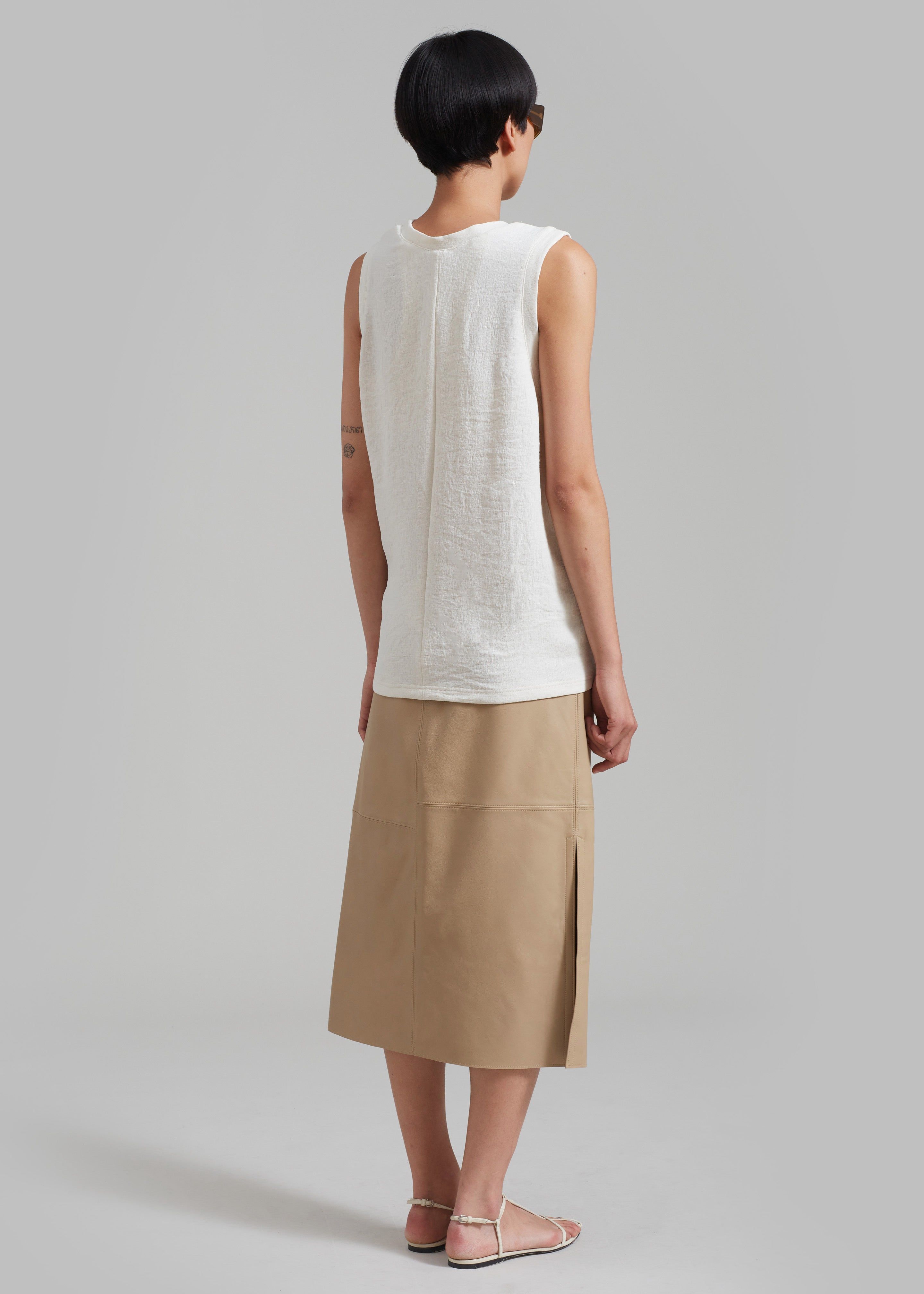 JW Anderson Twist Front Top - White sold by Frankie Shop product image thumbnail 6