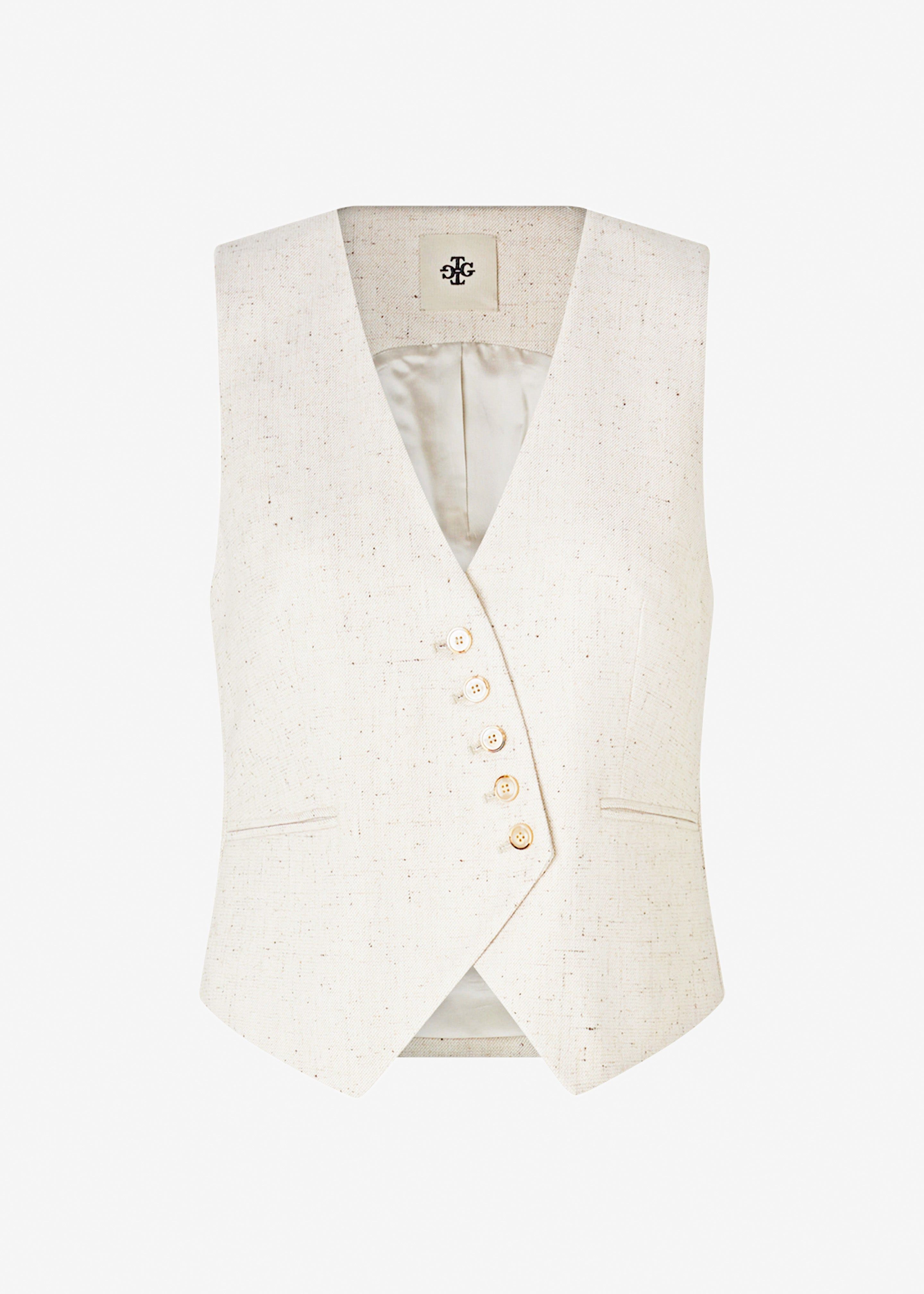 The Garment Taranto Vest - Linen sold by Frankie Shop product image thumbnail 8