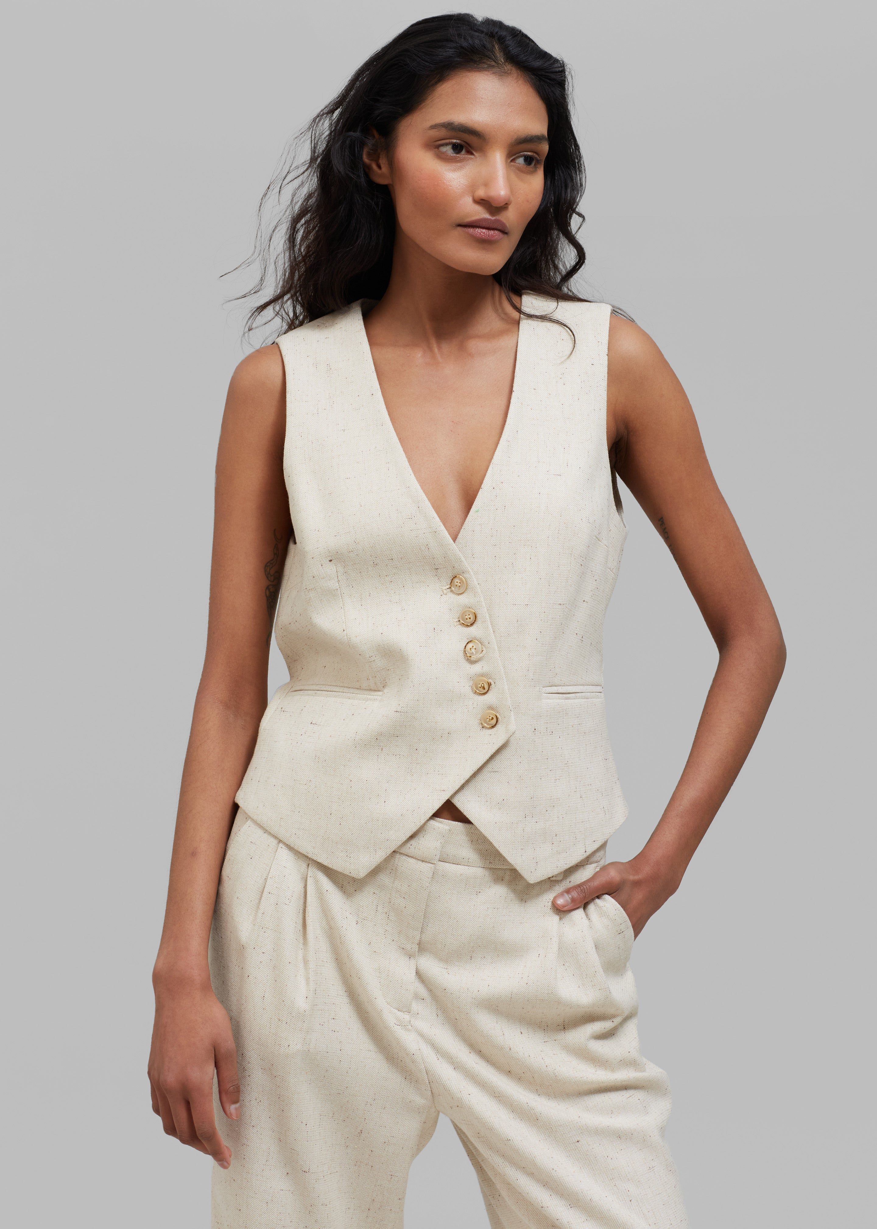 The Garment Taranto Vest - Linen sold by Frankie Shop