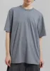 By Malene Birger Fayeh T-Shirt - Grey Melange sold by Frankie Shop