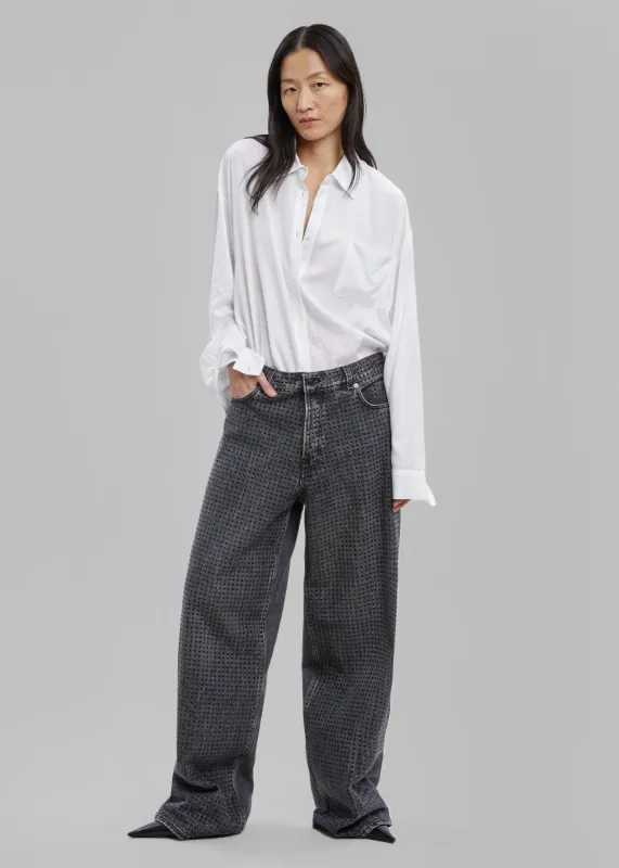 Haikure Bethany Pants - Marble Black Strass sold by Frankie Shop