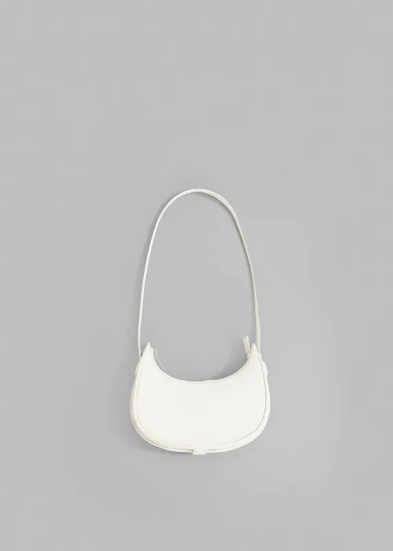 Shaw Mini Crescent Bag - Cream made by Frankie Shop
