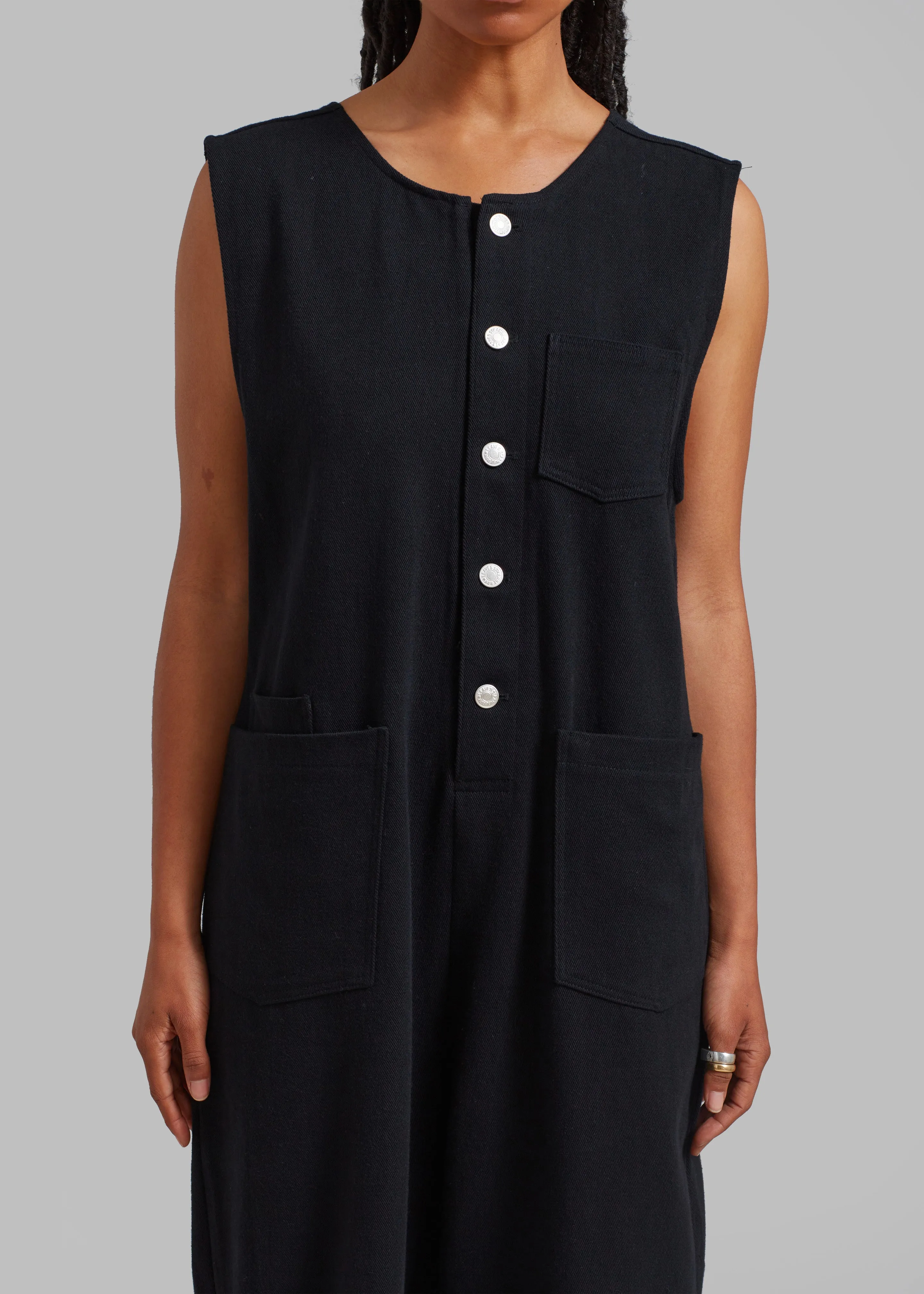 Liv Denim Jumpsuit - Black sold by Frankie Shop product image thumbnail 4