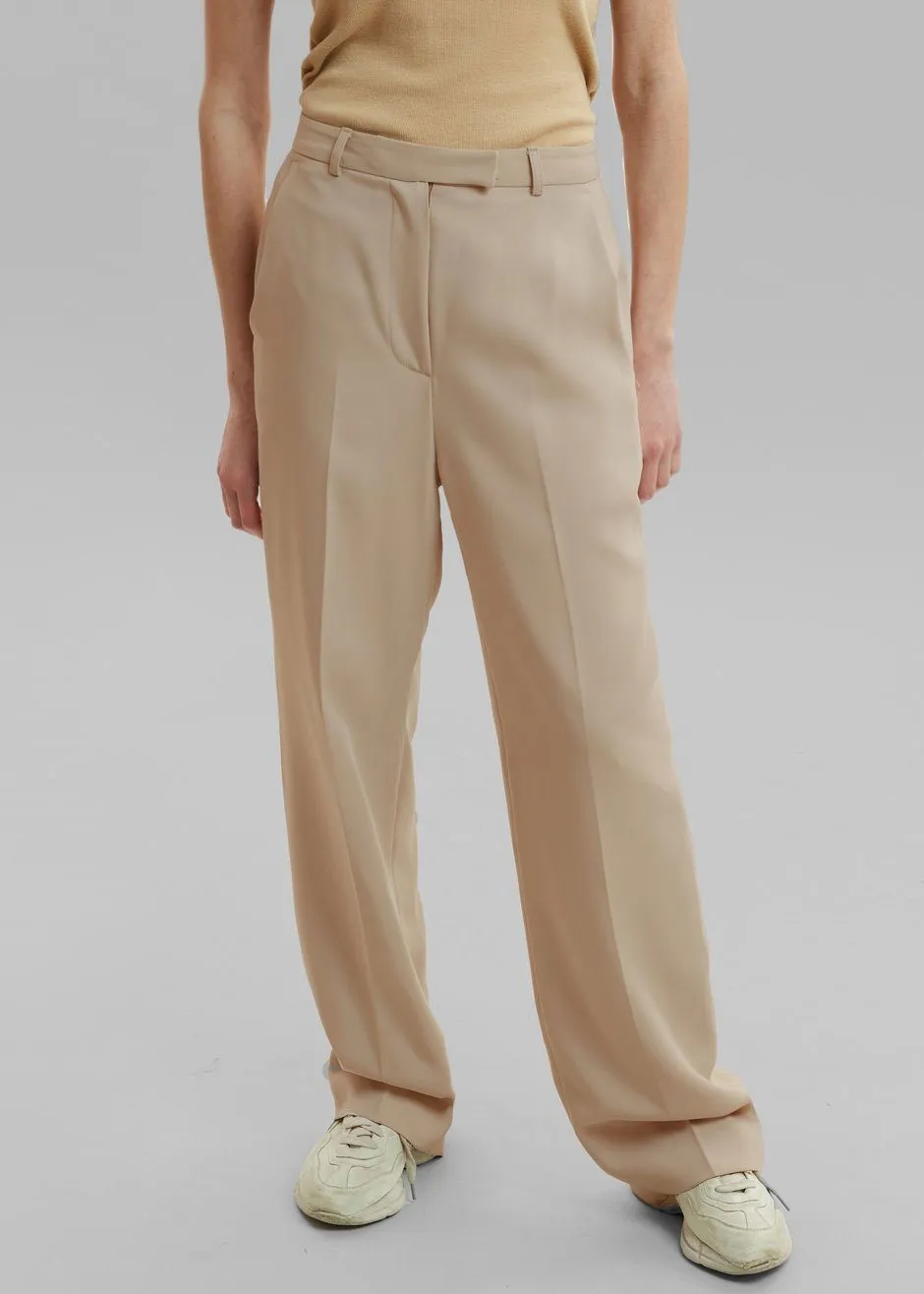 Isla Tailored Trousers - Natural sold by Frankie Shop product image thumbnail 4