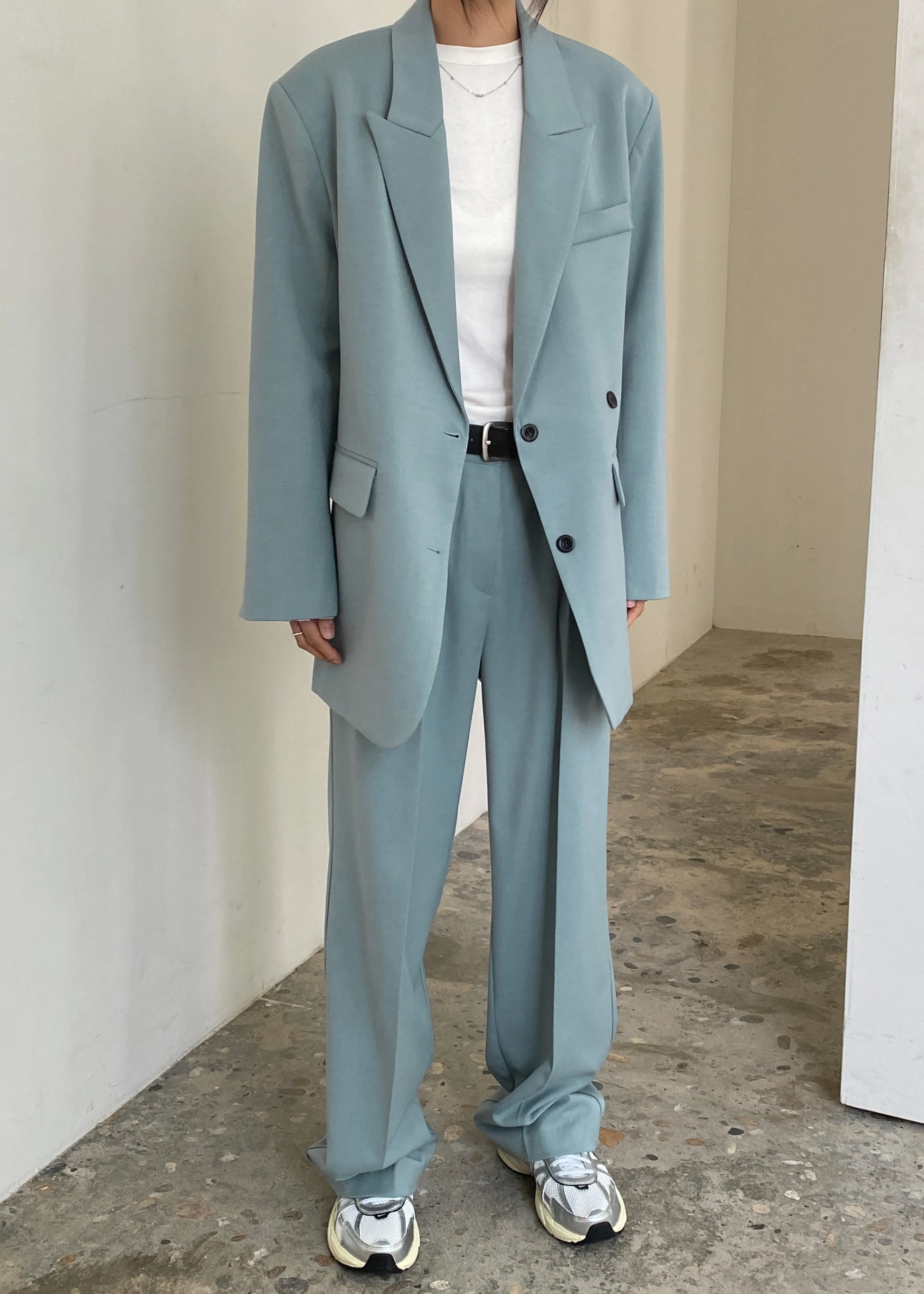 Spencer Blazer - Dusty Blue sold by Frankie Shop product image thumbnail 2