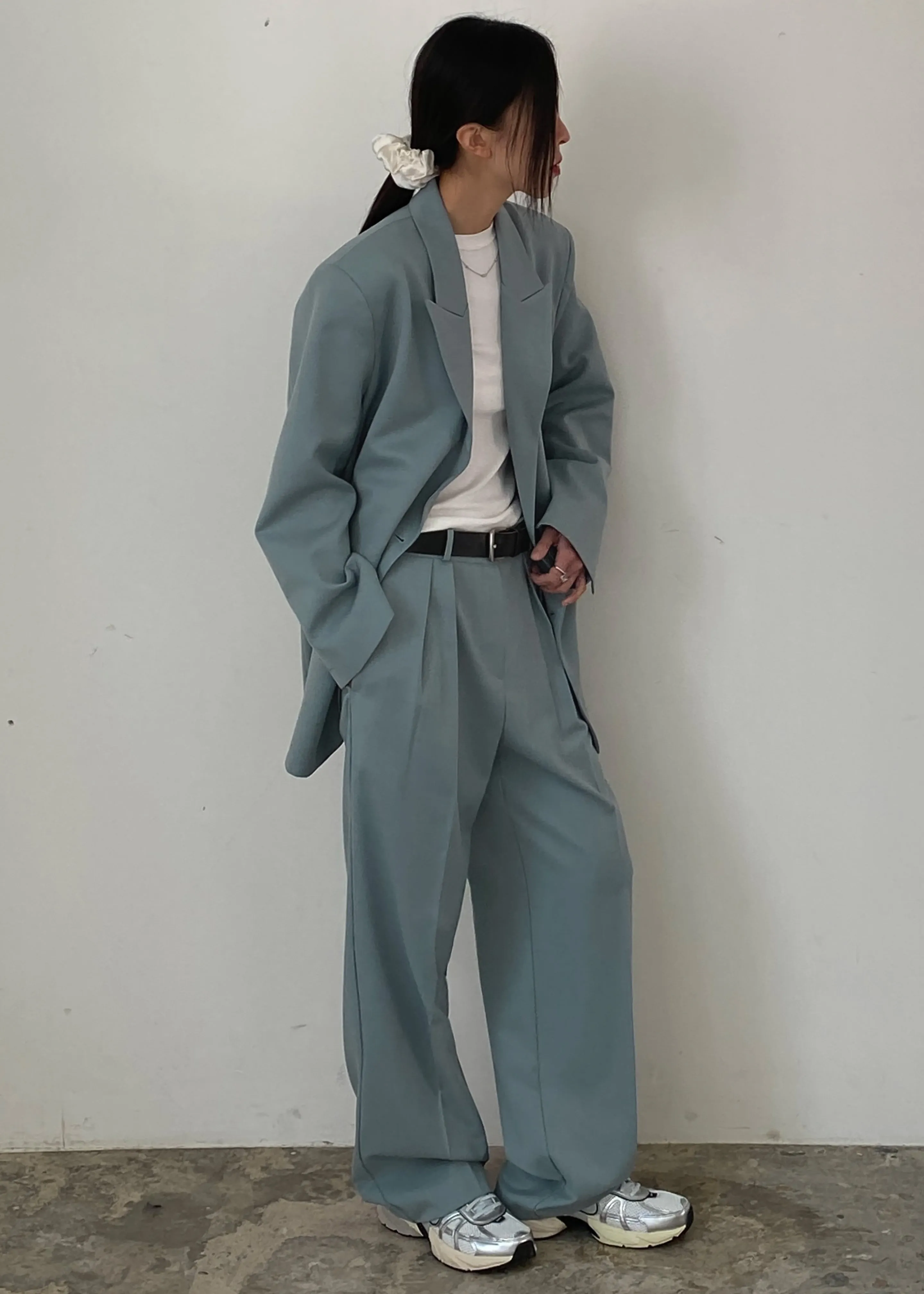 Spencer Blazer - Dusty Blue sold by Frankie Shop product image thumbnail 4