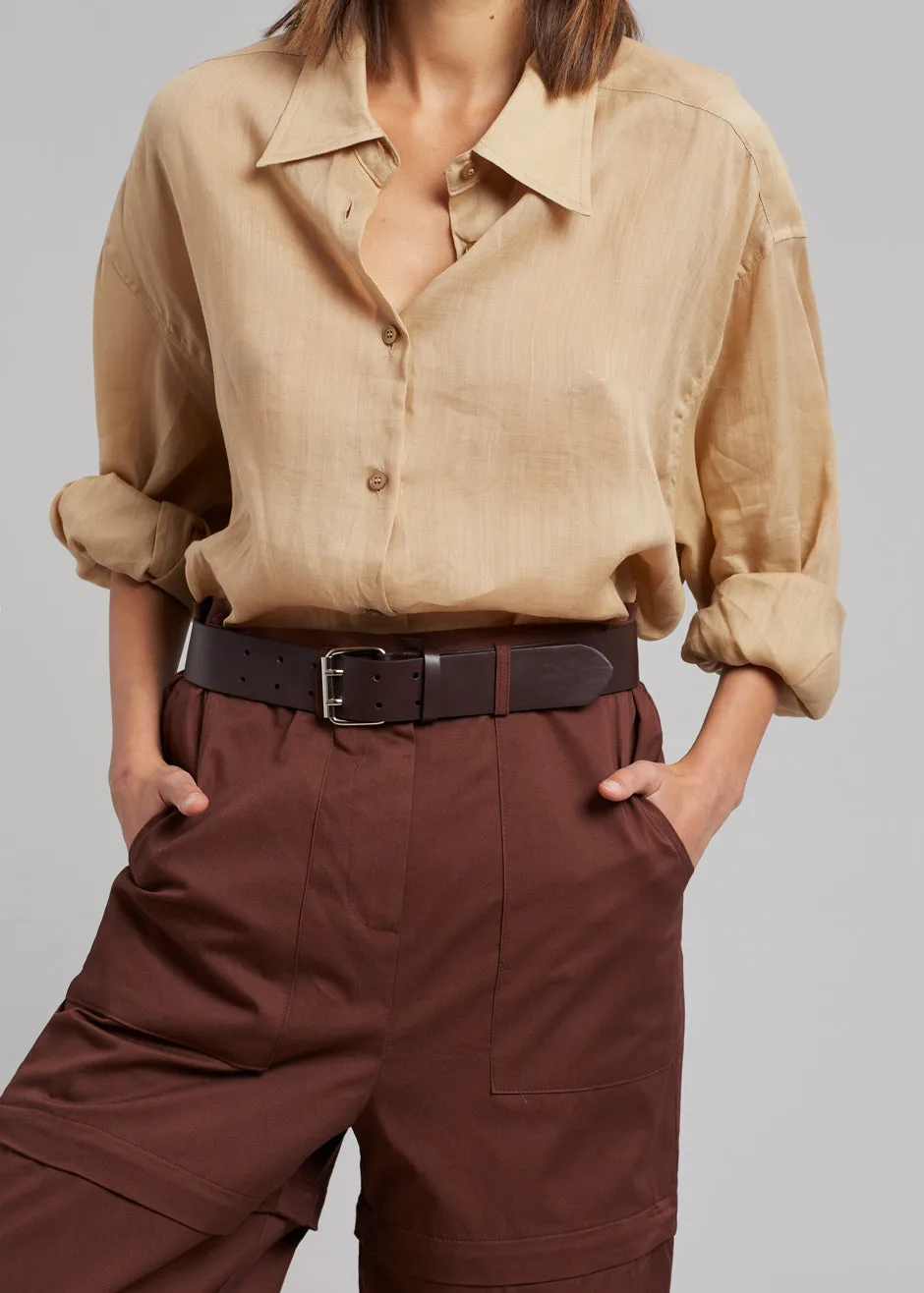 Mada Belted Pants - Tawney sold by Frankie Shop product image thumbnail 3