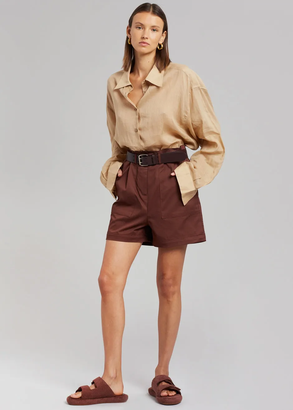 Mada Belted Pants - Tawney sold by Frankie Shop product image thumbnail 4