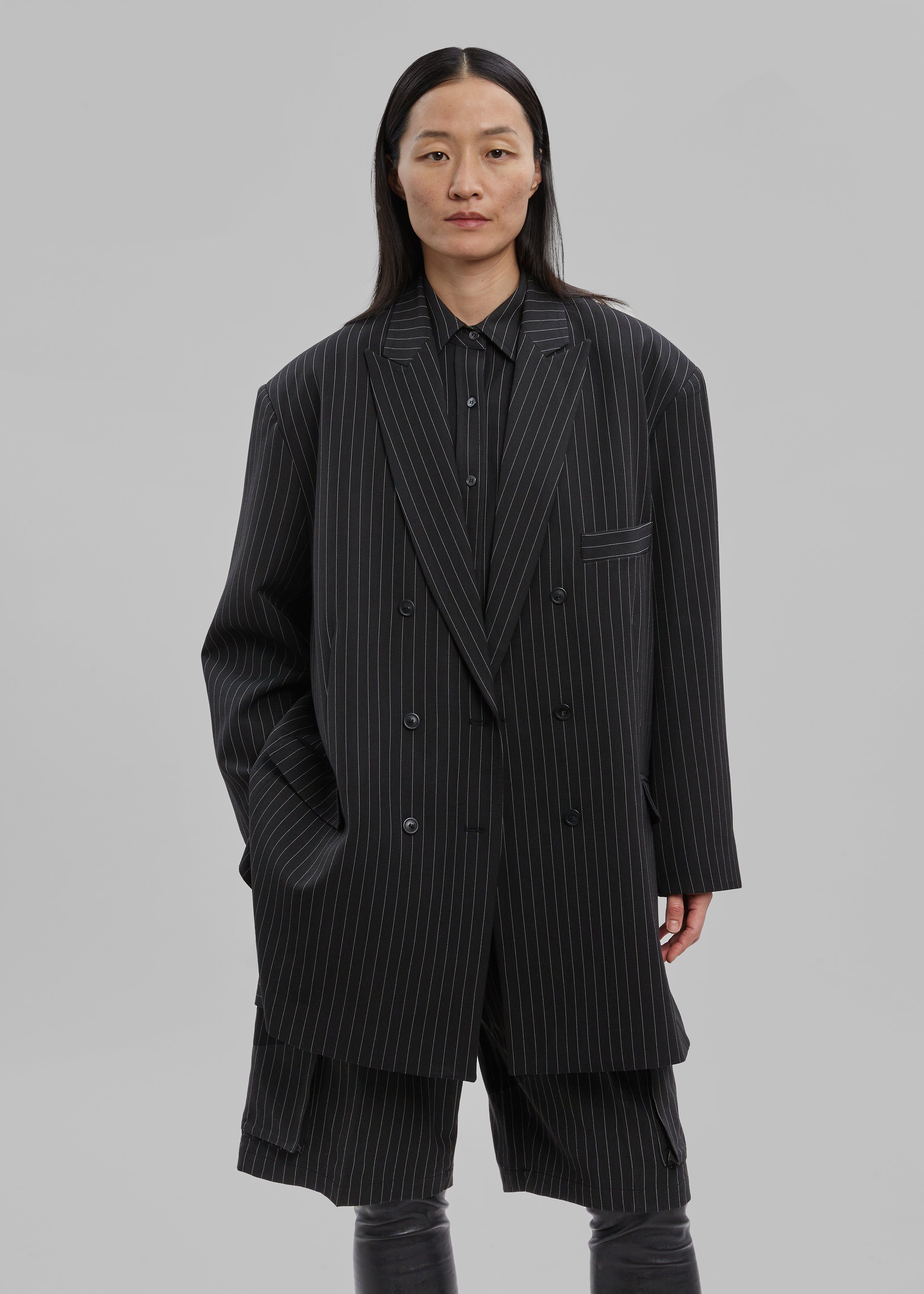Omoka Blazer - Black Pinstripe sold by Frankie Shop product image thumbnail 5
