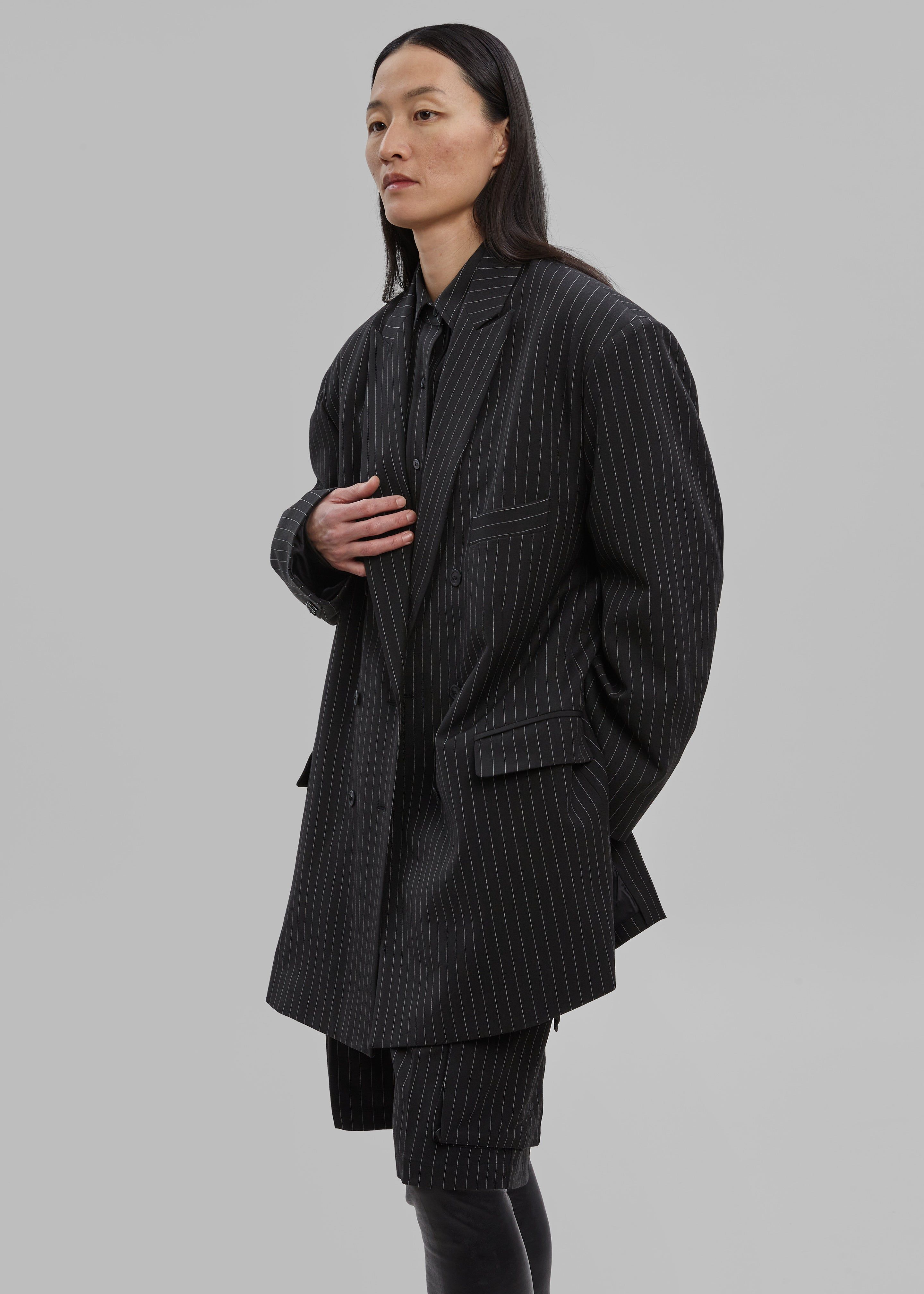 Omoka Blazer - Black Pinstripe sold by Frankie Shop product image thumbnail 4