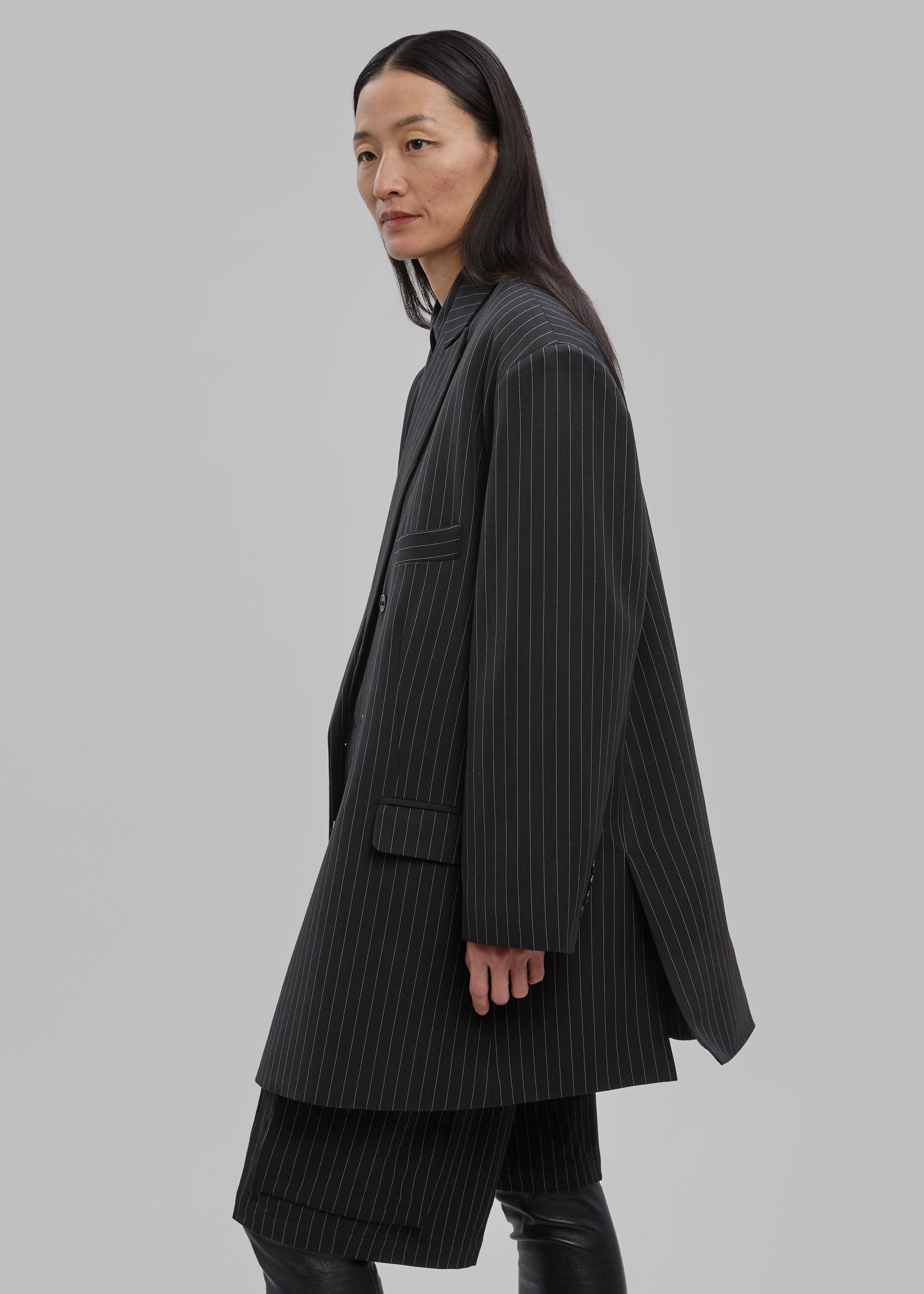 Omoka Blazer - Black Pinstripe sold by Frankie Shop product image thumbnail 2