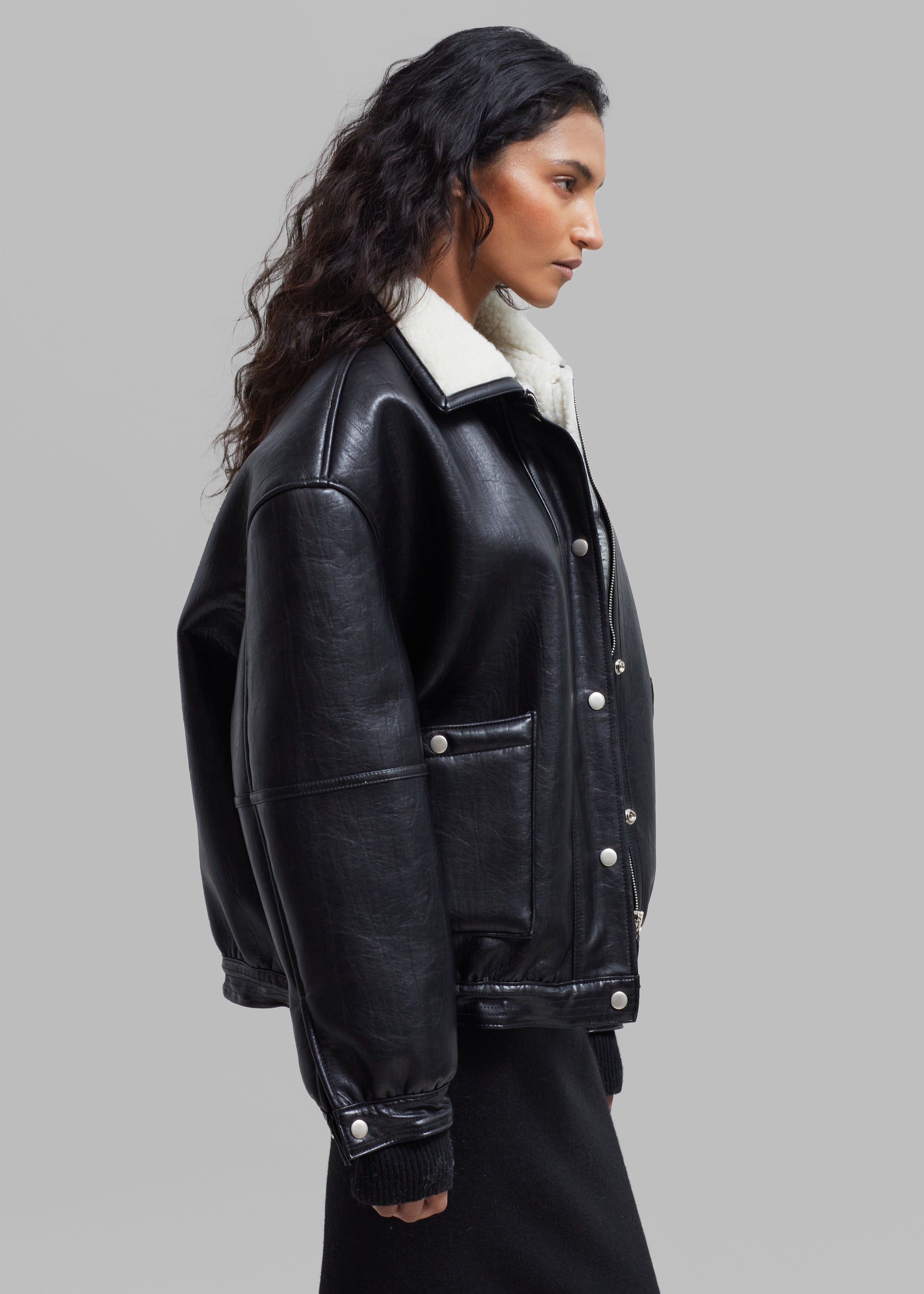 Arin Faux Leather Jacket - Black sold by Frankie Shop product image thumbnail 2