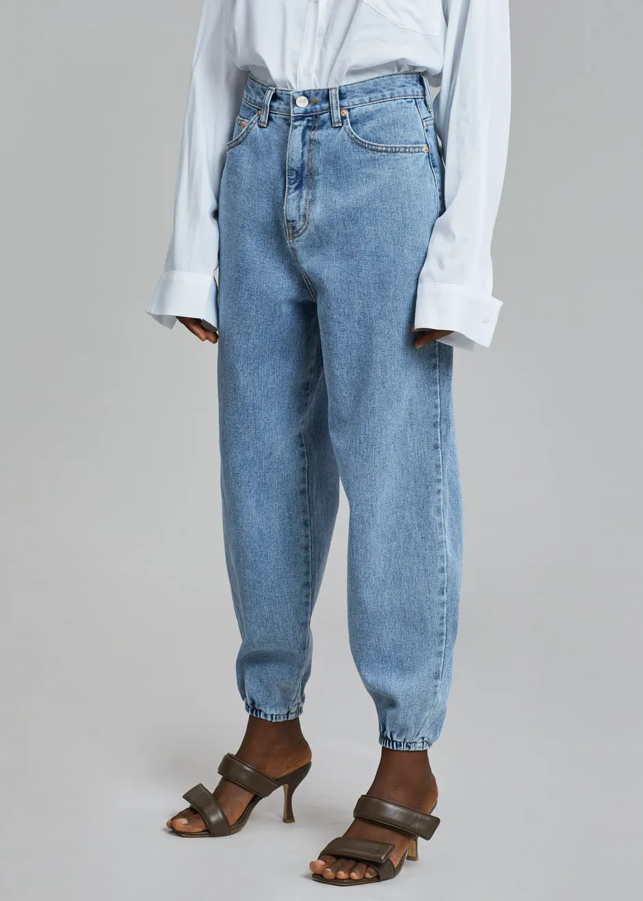 Hutch Denim Jogger - Worn Wash sold by Frankie Shop product image thumbnail 2